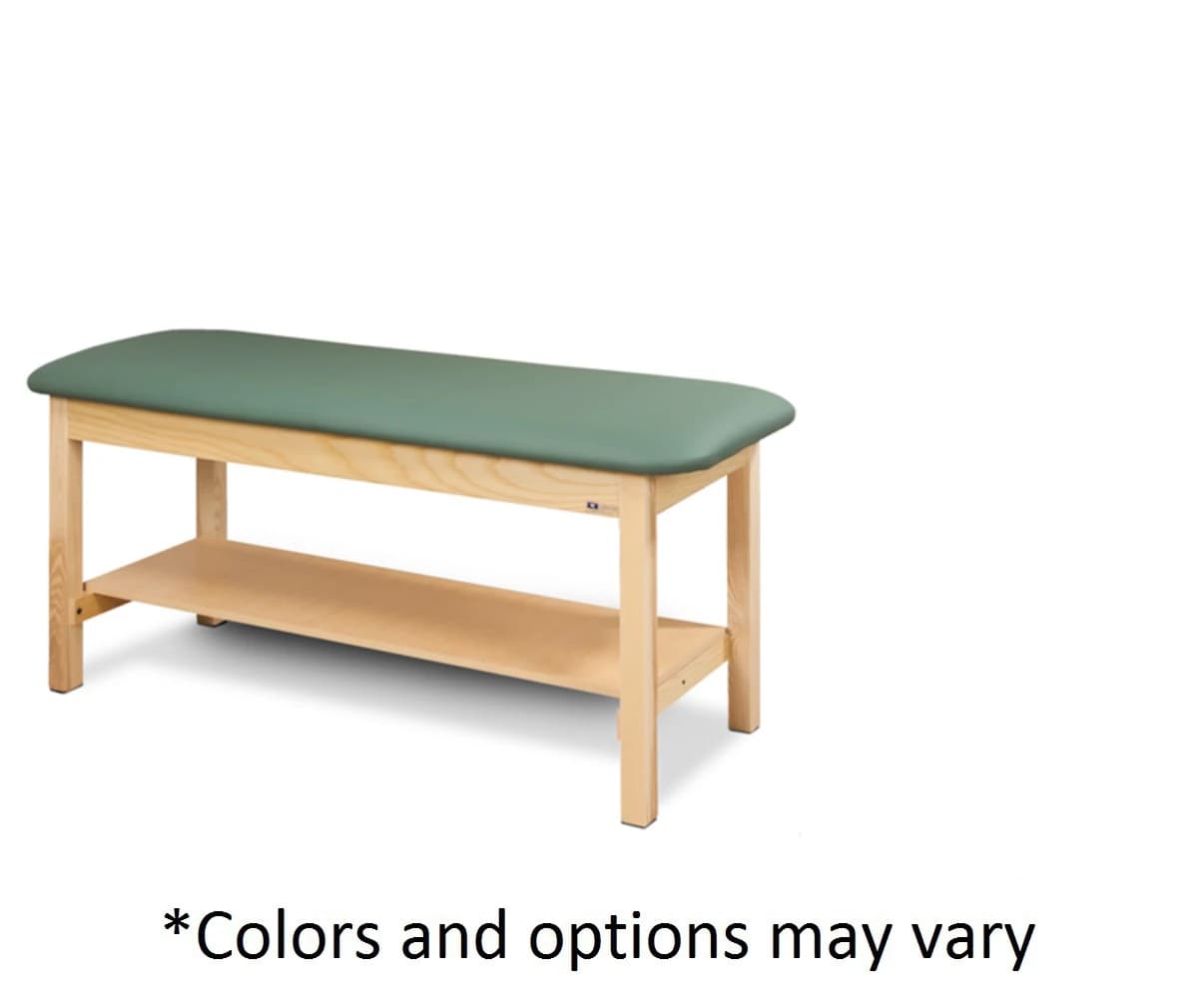 Clinton Industries Classic Series Straight Line Treatment Table, 72" x 30" with Shelf, 400 lb Capacity - Table Treatment 72x30" w/Shelf - Image 1