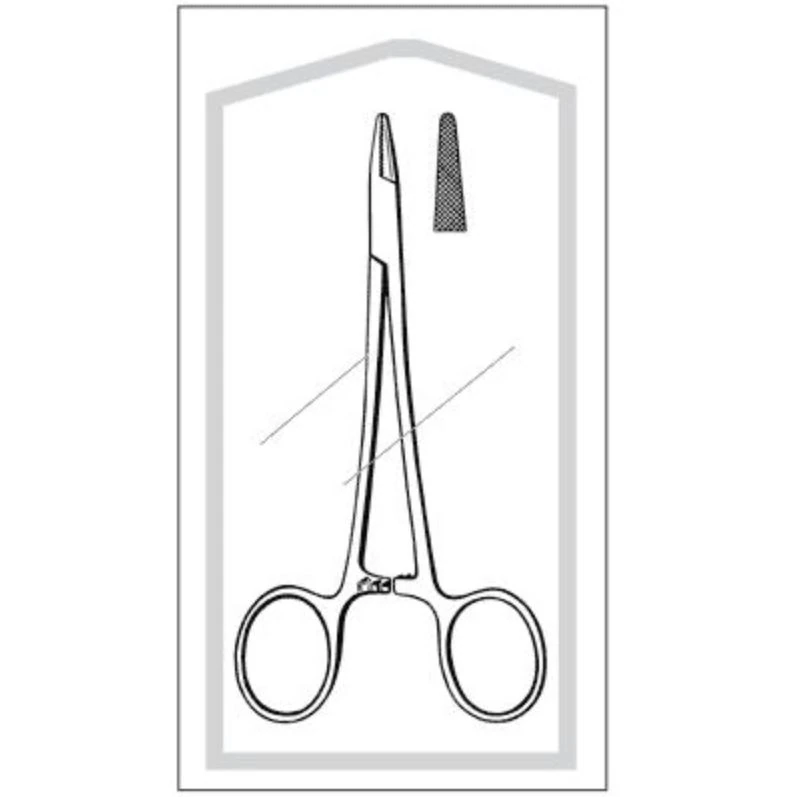 Sklar Instruments Baumgartner Needle Holder, Serrated Jaw, 5-1/2" - Needle Holder Baumgartner ST - Image 1