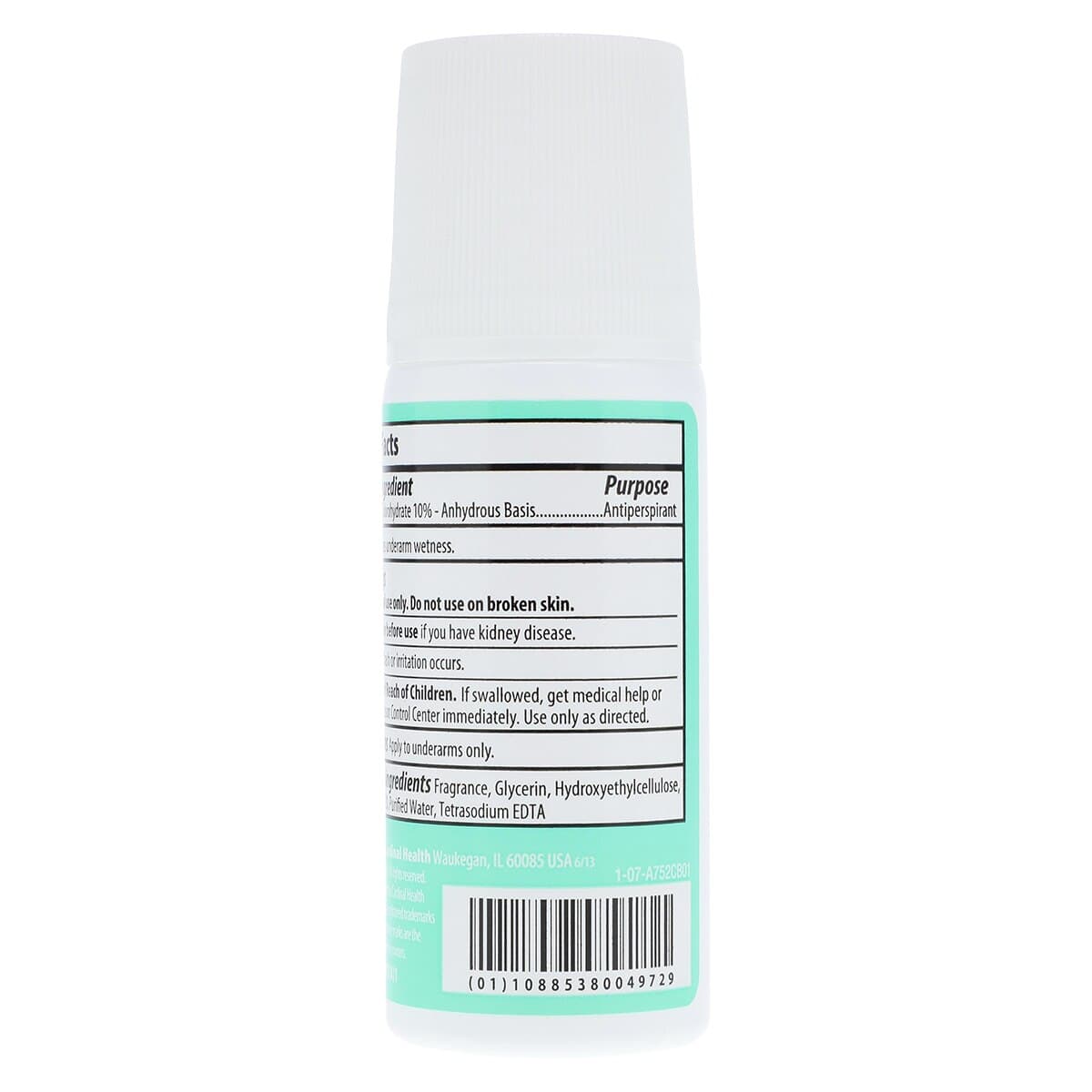 Cardinal Health Roll-On Deodorant, Scented, 96/Case thumbnail 2