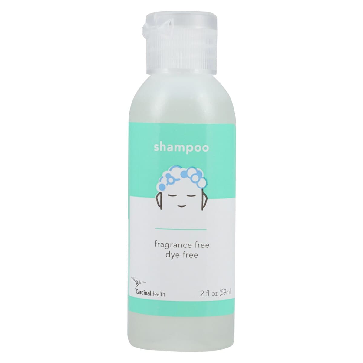 Cardinal Health Fragrance-Free & Dye-Free Shampoo, 2 oz Flip-Top Bottles, 144/Case - Shampoo Fragr/Dye Fre Flip Top - Image 1