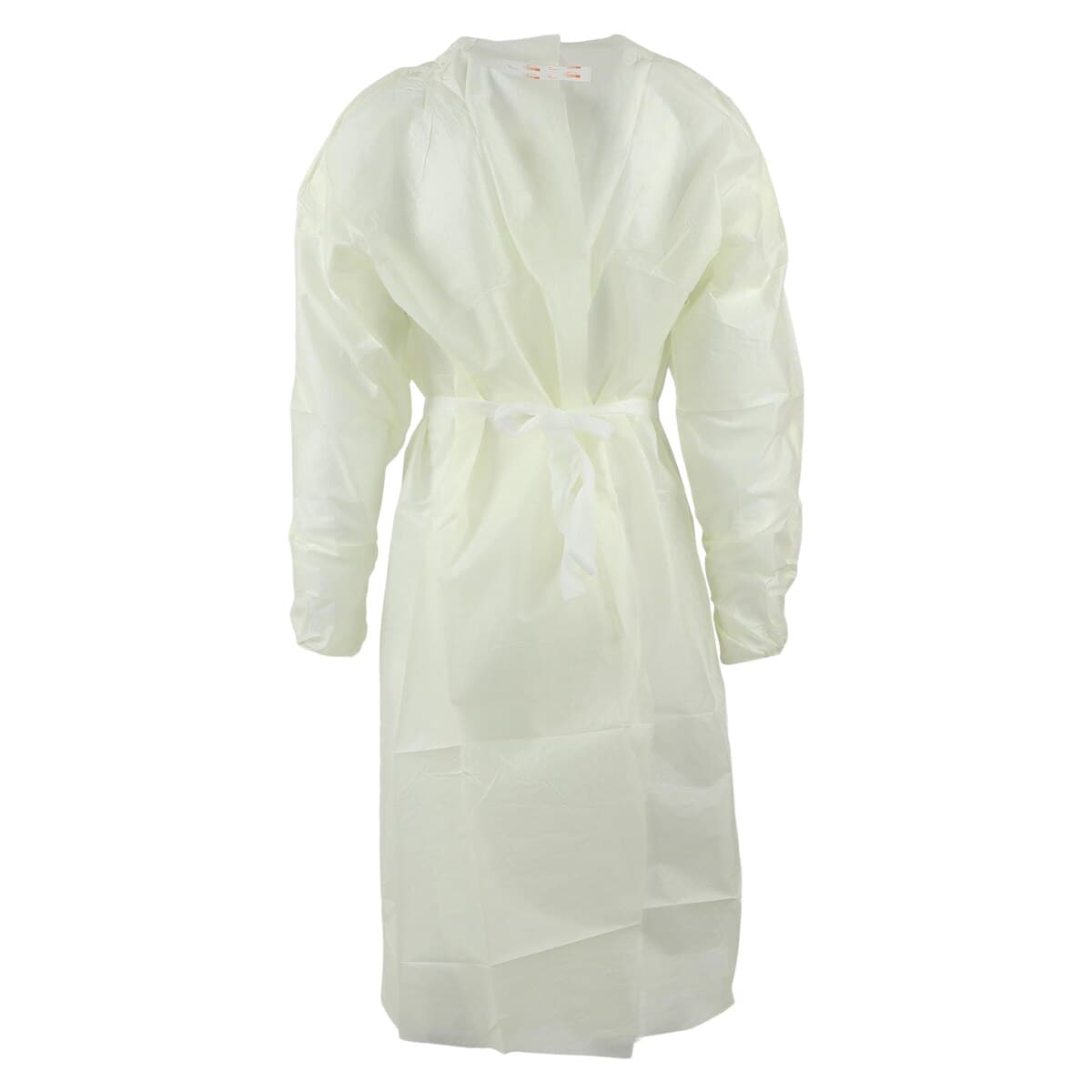Cardinal Gown Isolation Yellow AAMI Level 2 SMS, Adult X-Large, Below Knee, Full Back, 10/Bag thumbnail 3