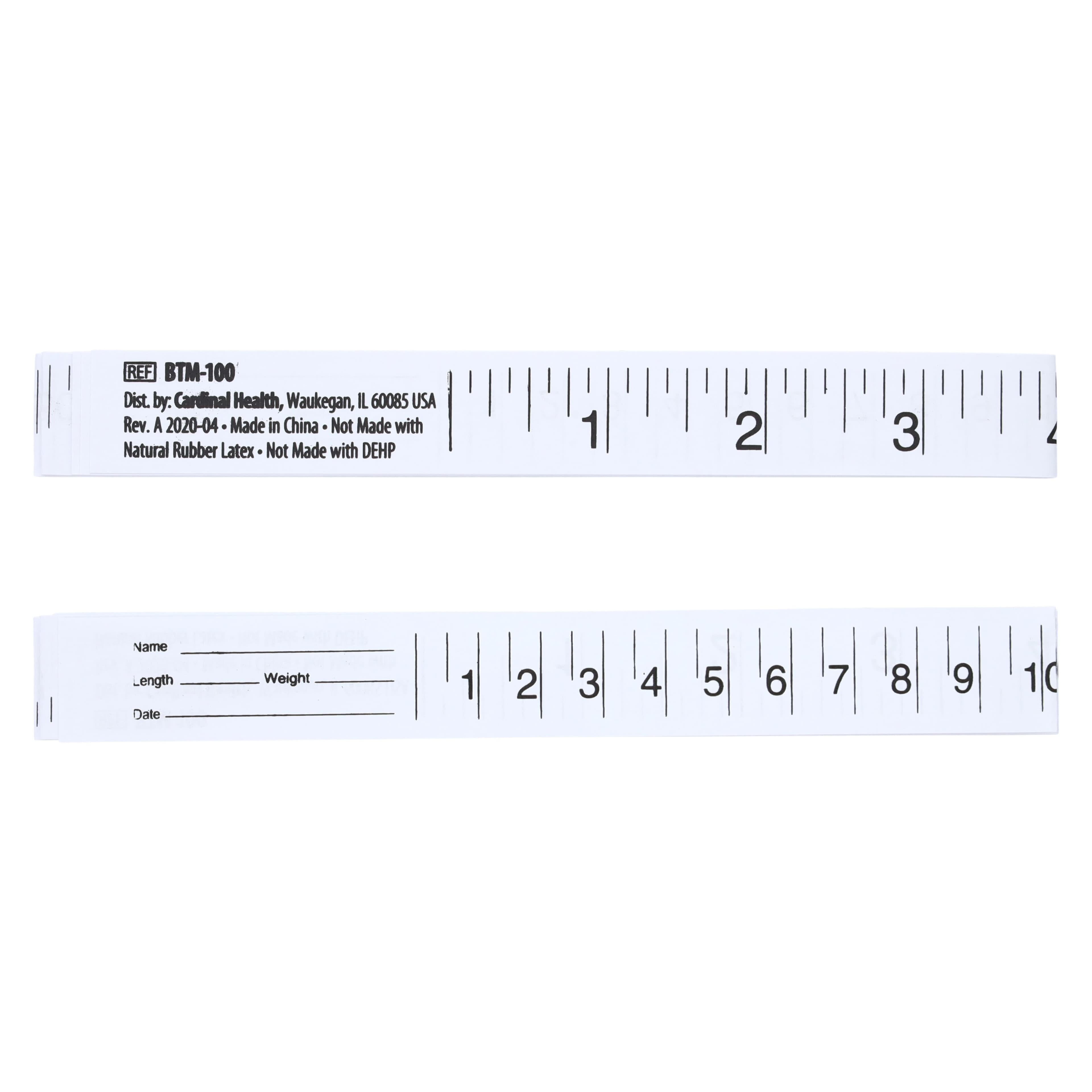 Cardinal Health Bariatric Paper Measuring Tape, 100" Length, 25/Box thumbnail 2