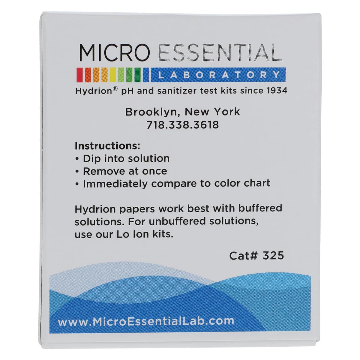 Hydrion pH Test Paper, Range 3.0-5.5, 15 ft Roll thumbnail 5