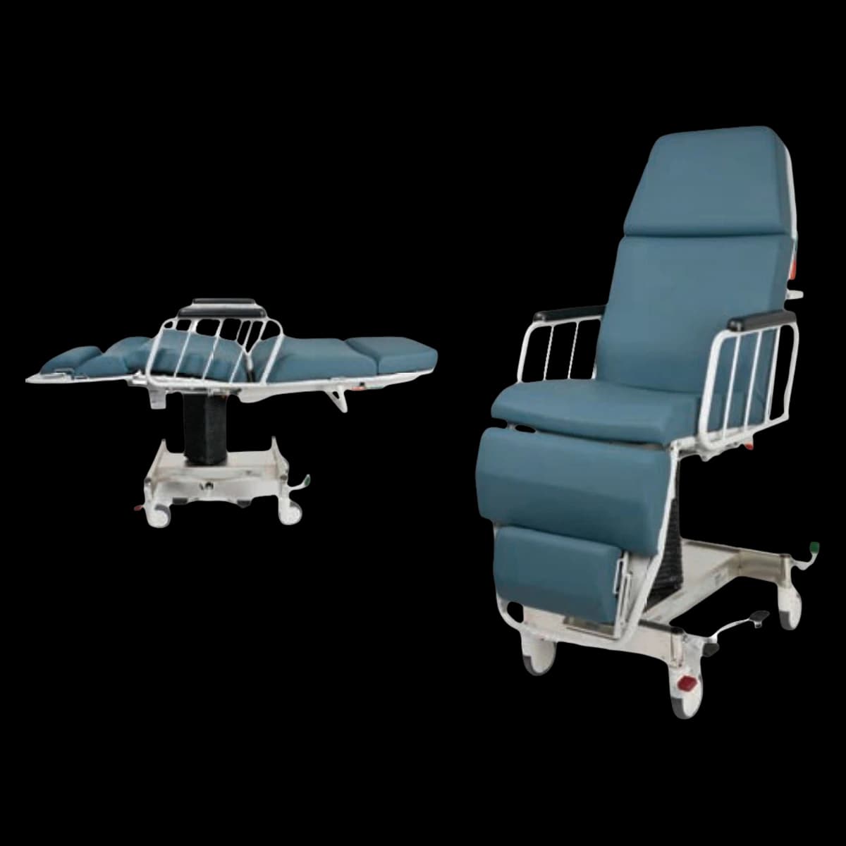 Hausted Mammography/Biopsy Chair, 75x27x31.5", 5 Casters, 355 lb Capacity - Chair Mamography/Biopsy 355lbs - Image 1