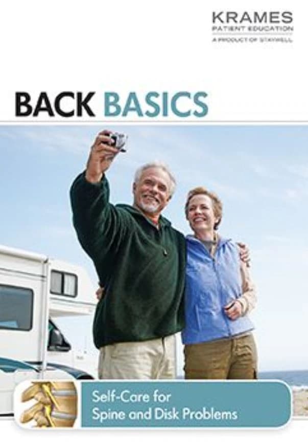 Krames Communications Back Basics Educational Brochure, English, 16 Pages, Each - Brochure Back Basics - Image 1