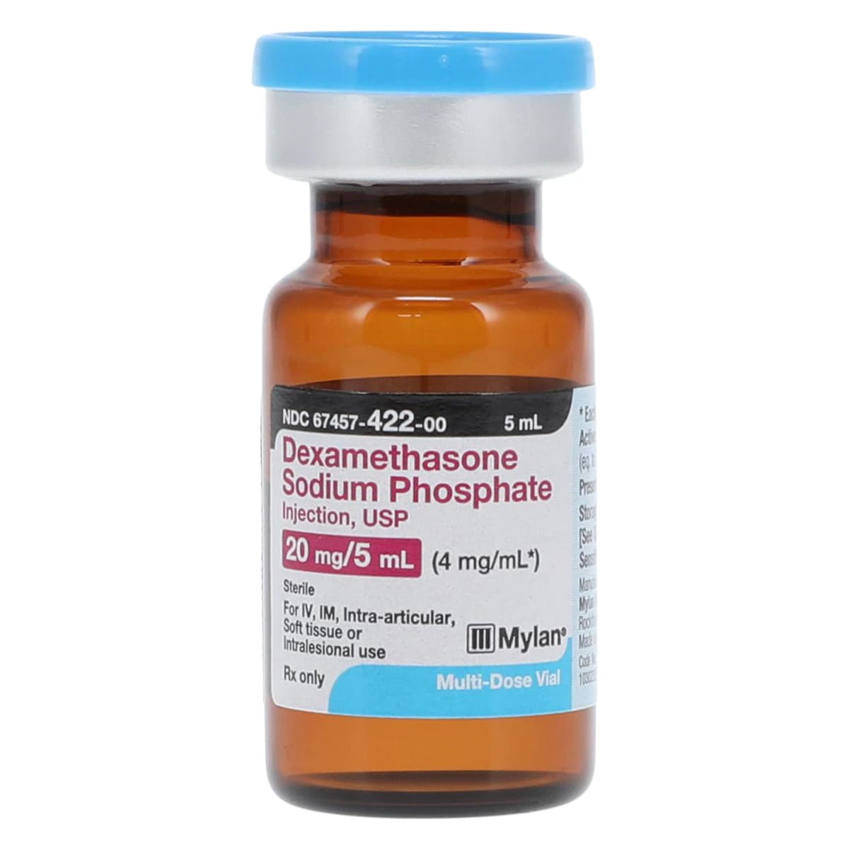 Dexamethasone Sodium Phosphate Injection 4mg/mL, MDV, 5mL, 25/Package thumbnail 3