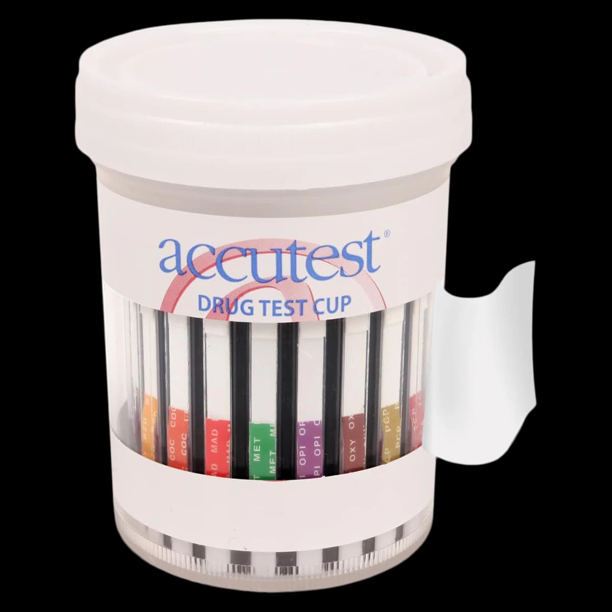 Accutest Drug Screen Urine Test Cup, CLIA Waived, 13 Panel, 25/Box - Accutest Drug Test Cup - Image 1