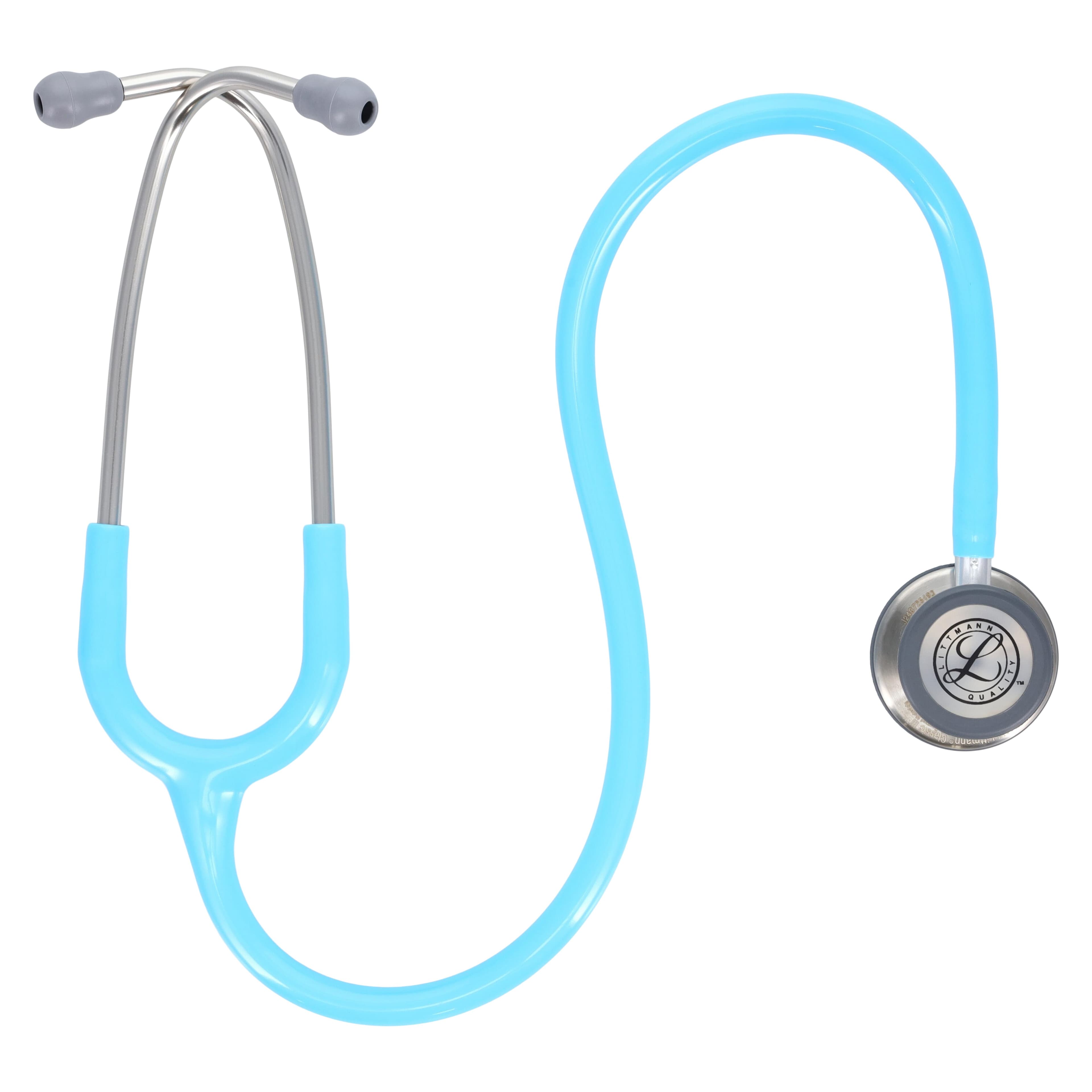 3M Littmann Classic III Stethoscope, Adult/Pediatric, Turquoise, Single Lumen Tubing - Stethoscope Ltmn Clssc3 - Image 1