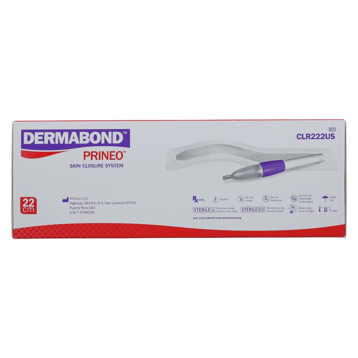 Dermabond Prineo Skin Closure System, 2-Octyl Cyanoacrylate/Mesh, 3.8mL, Violet, 2/Box thumbnail 5