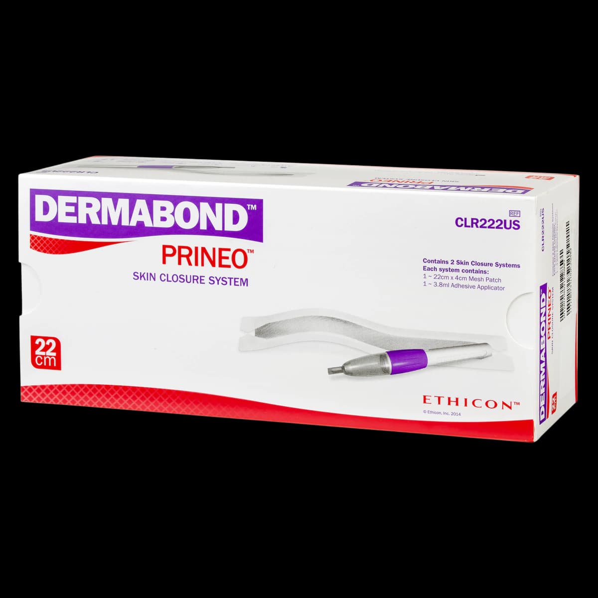 Dermabond Prineo Skin Closure System, 2-Octyl Cyanoacrylate/Mesh, 3.8mL, Violet, 2/Box thumbnail 2