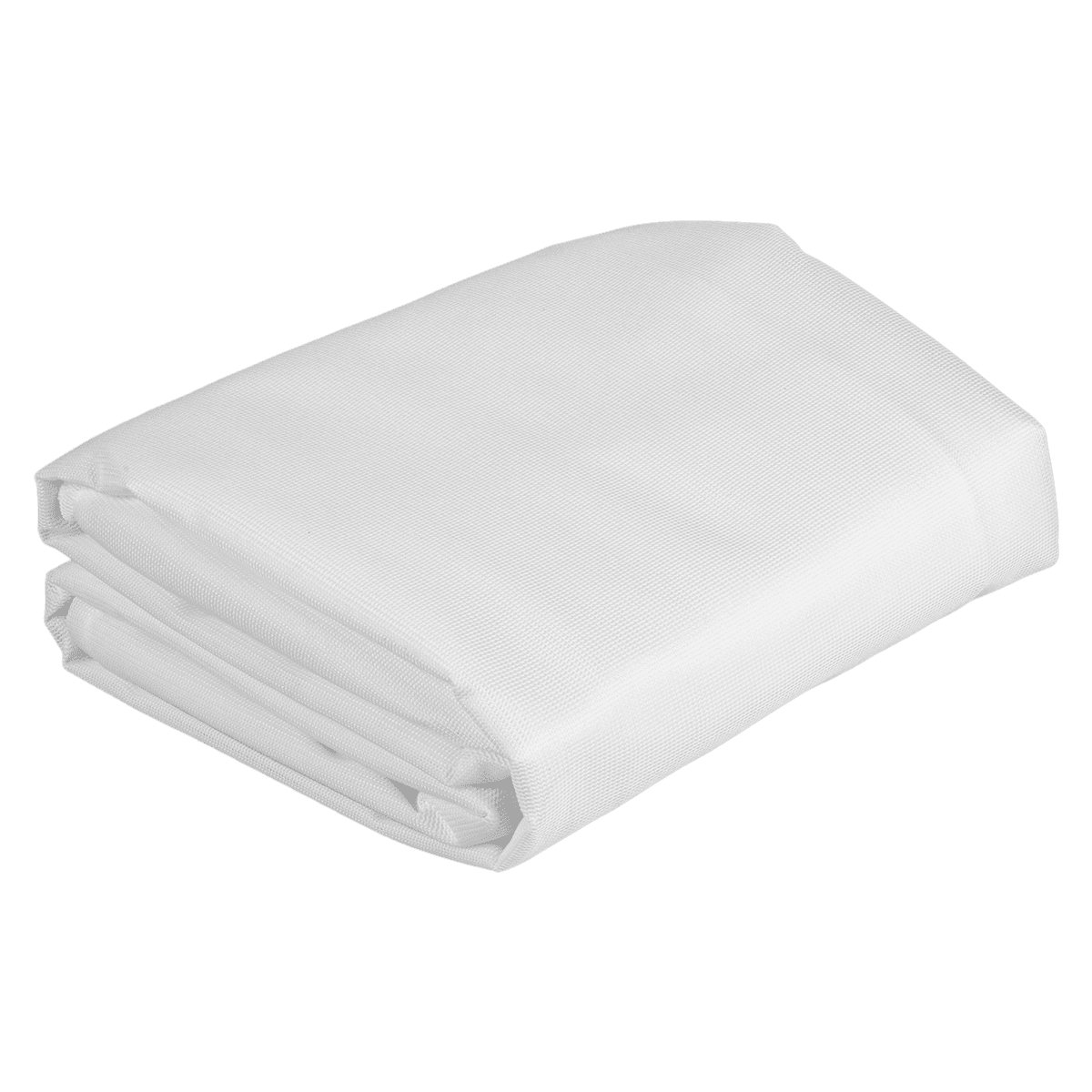 InterMetro Industries Nylon Cart Cover with Velcro Closure, White - Cover Cart Nylon Wht Vlcr Clsr - Image 1