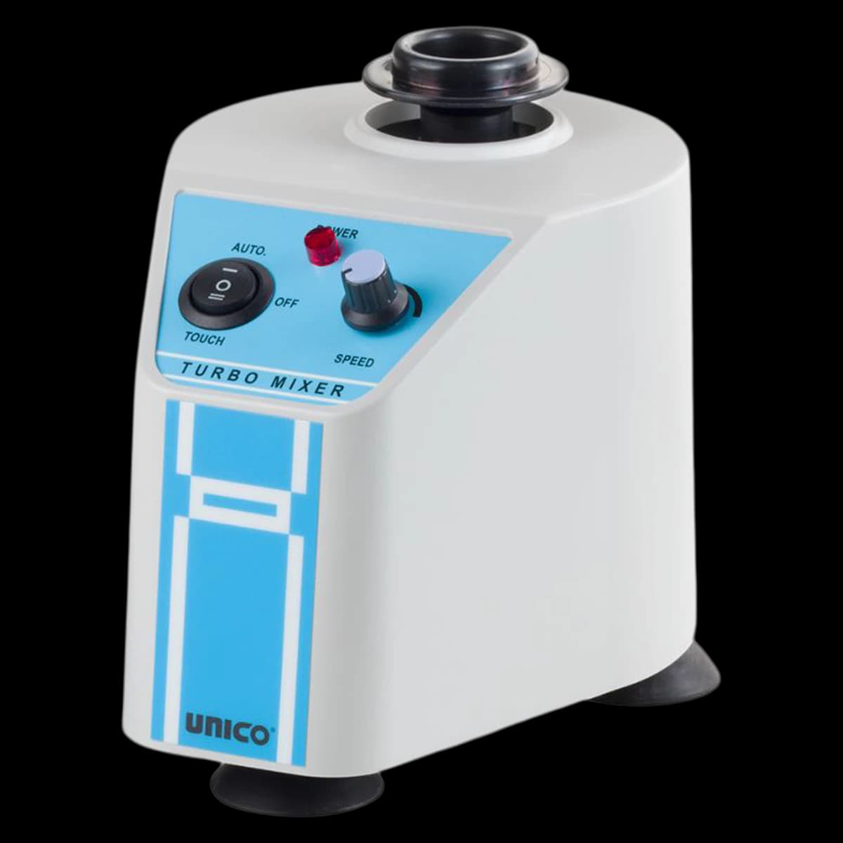 Unico Vortex Mixer, 1-Place, 3000 RPM, 220V, 6.2 x 5 x 6.5 in - Mixer Vortex Tube - Image 1
