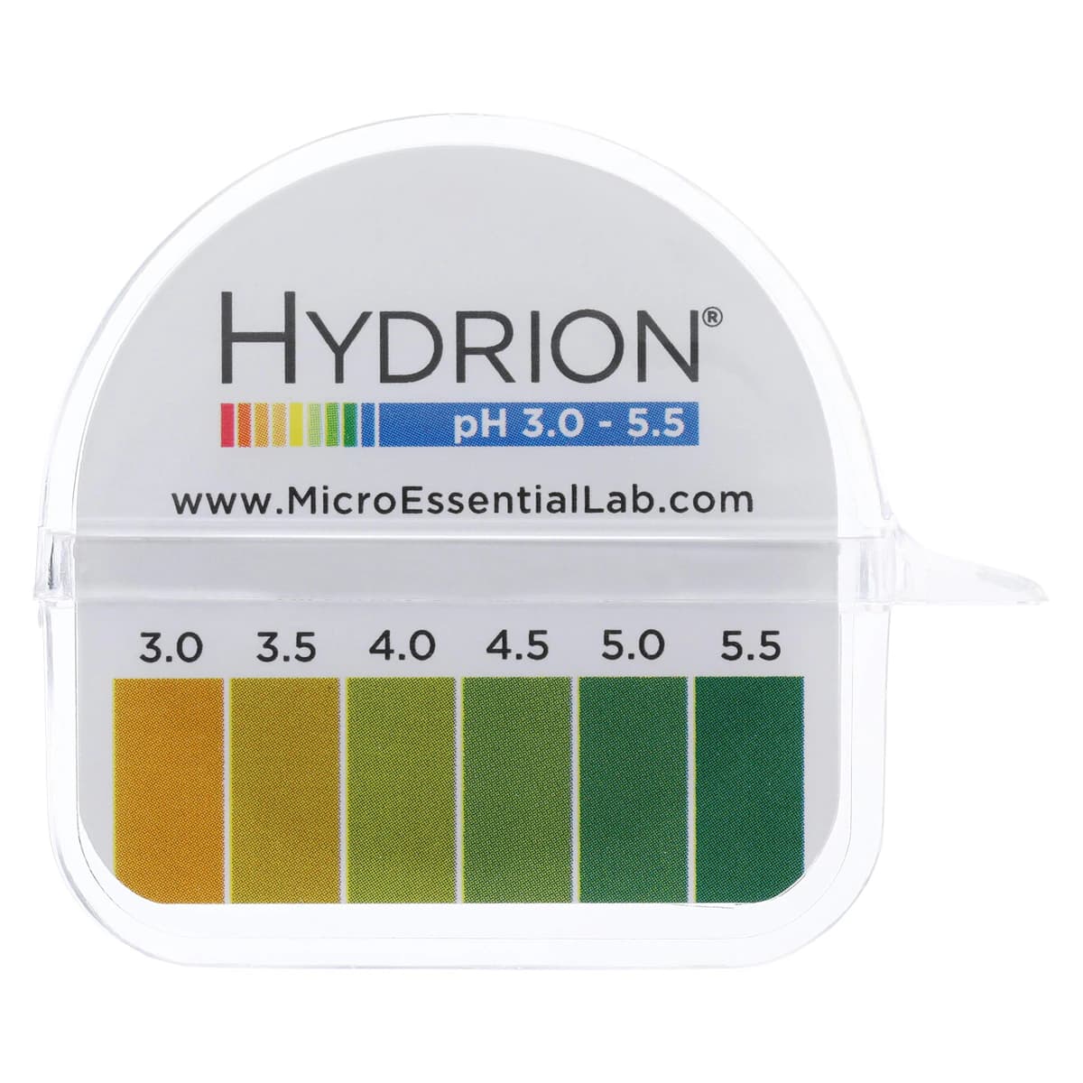 Hydrion Micro Essential Lab pH Test Strips, 3.0-5.5 Range, 1 Roll Dispenser thumbnail 3