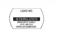 Healthmark Event Label Black, 14/Case - Tape Event Label Black - Image 1