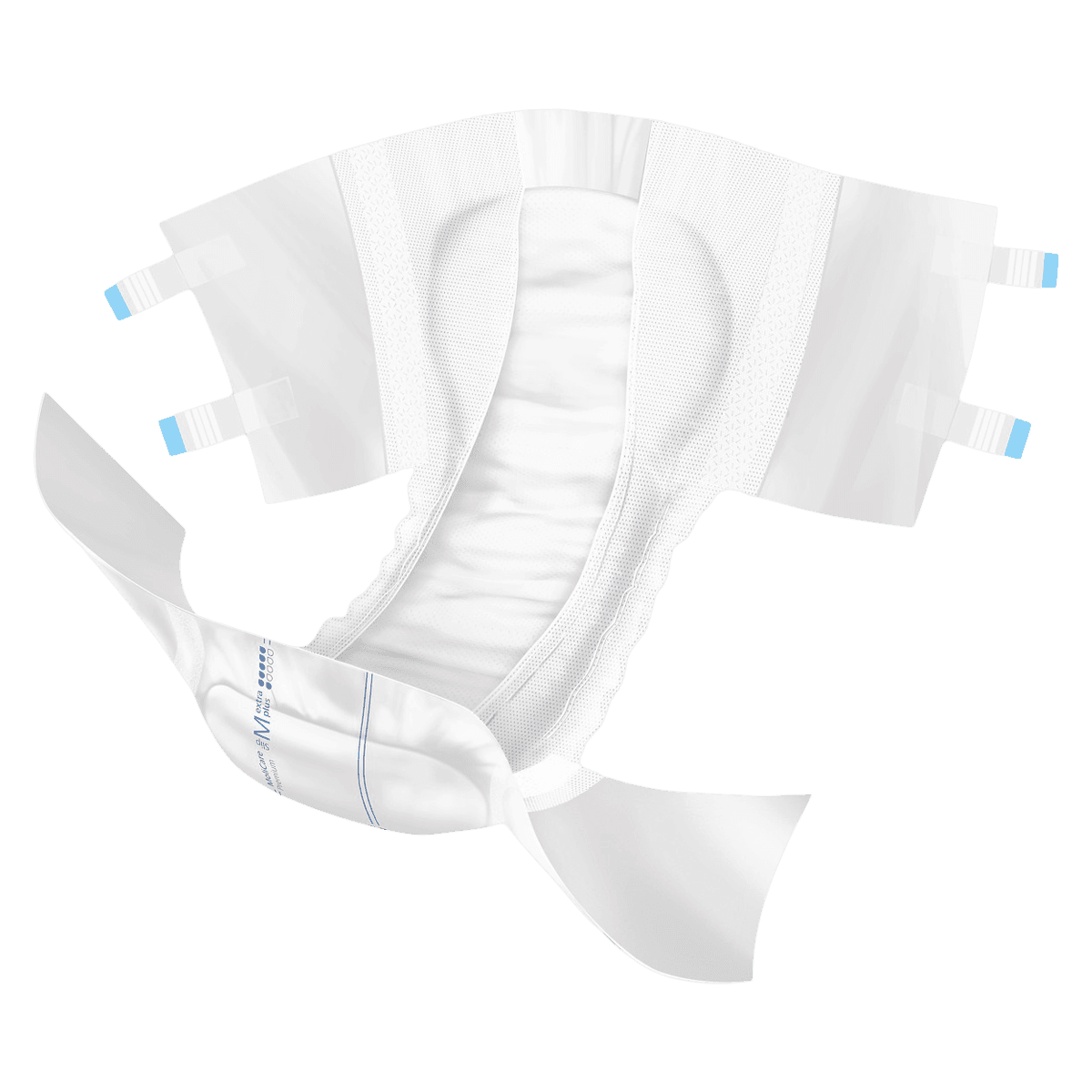 Hartmann MoliCare Premium Soft Incontinence Brief, Unisex, Medium, 35-47" Waist, Super, White, 90/Case - Brief Incnt MoliCarePremSftSpr - Image 1