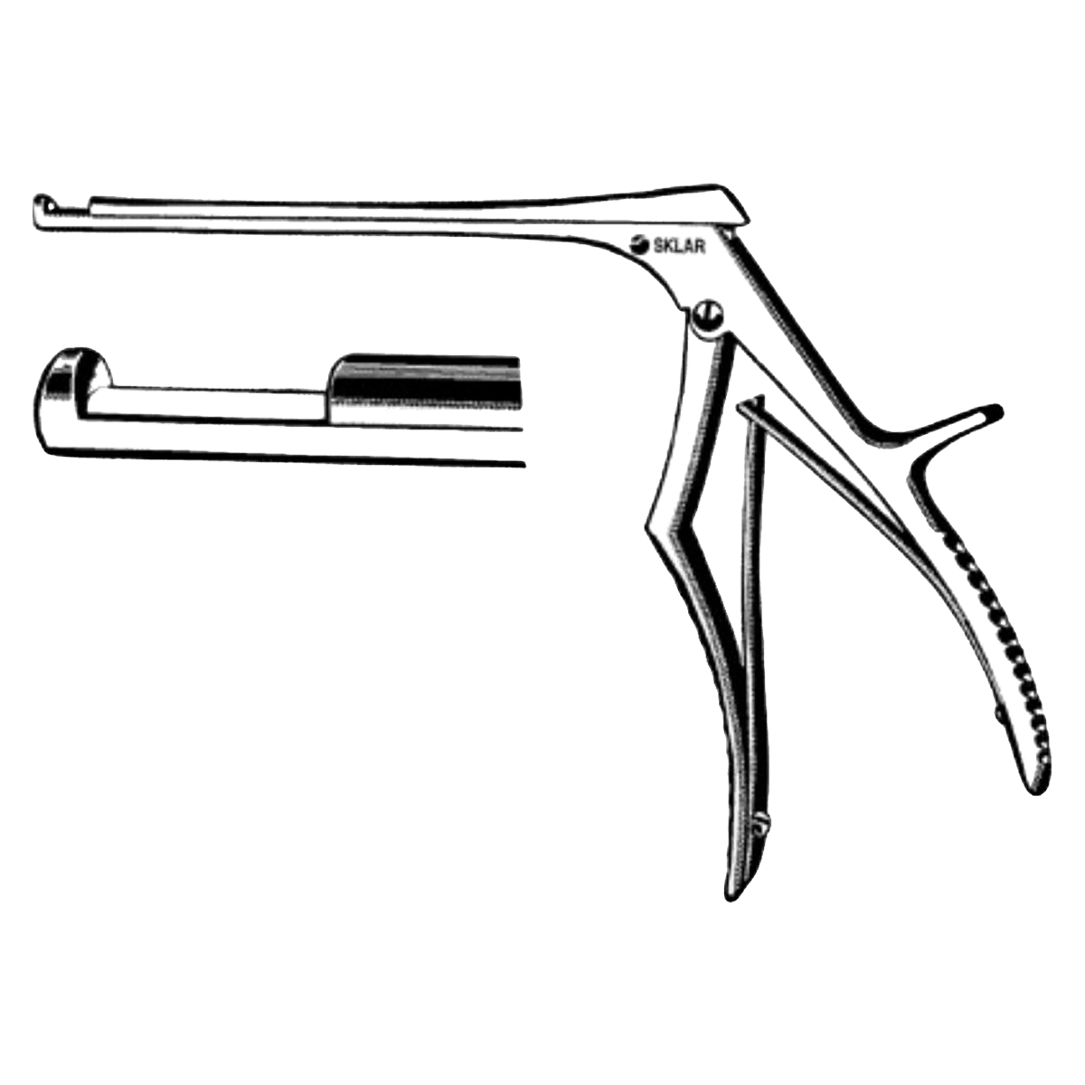 Sklar Love-Kerrison Laminectomy Rongeur, Straight, Stainless Steel - Rongeur Lmnctmy Love-Kerrison - Image 1