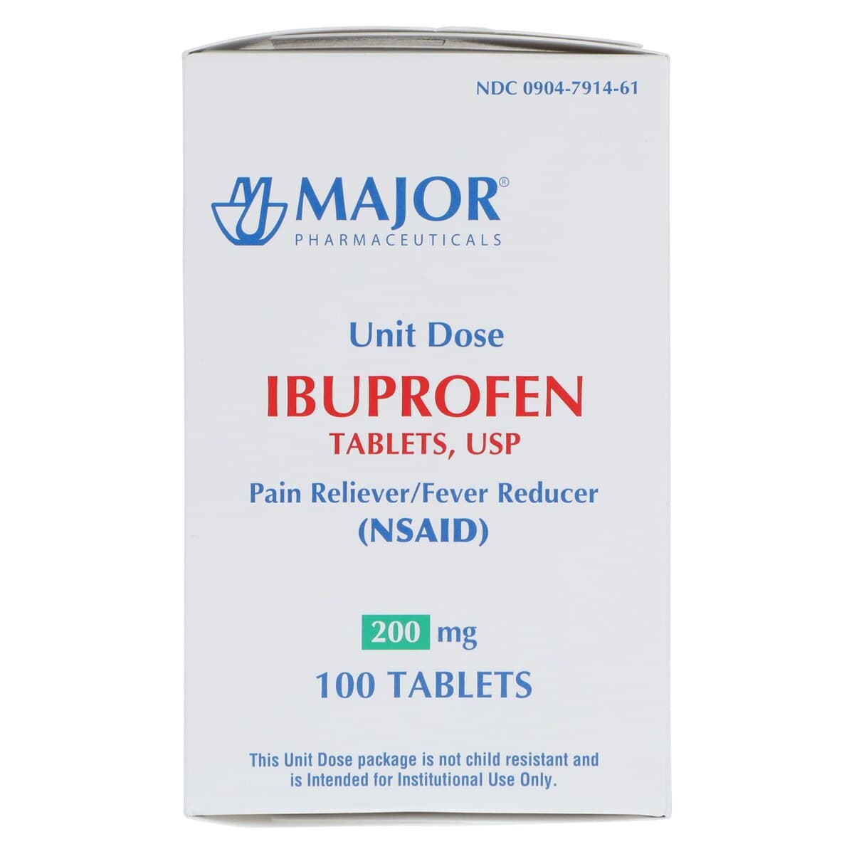 Ibuprofen Tablets UD, 200mg, Unit Dose Blister Pack, 100/Pk thumbnail 2