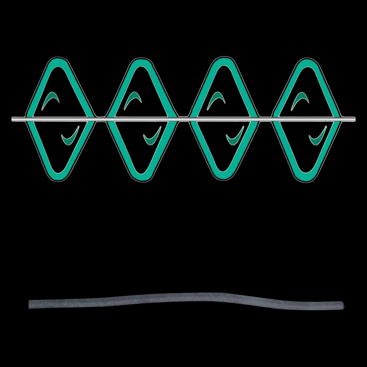 Speedy Line Mammo Radiopaque Skin Marker, Green/White, Precision Dynamics Corp. - Marker Mammo Radiopq SpdyLine - Image 1