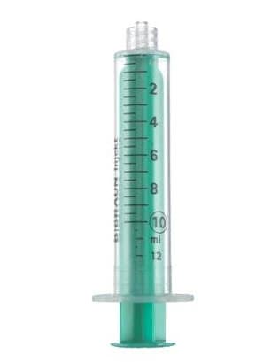 B. Braun Injekt Syringe, 10cc, Luer Lock, No Dead Space, Without Needle, Disposable, 1200/Case - Syringe LL Injekt - Image 1