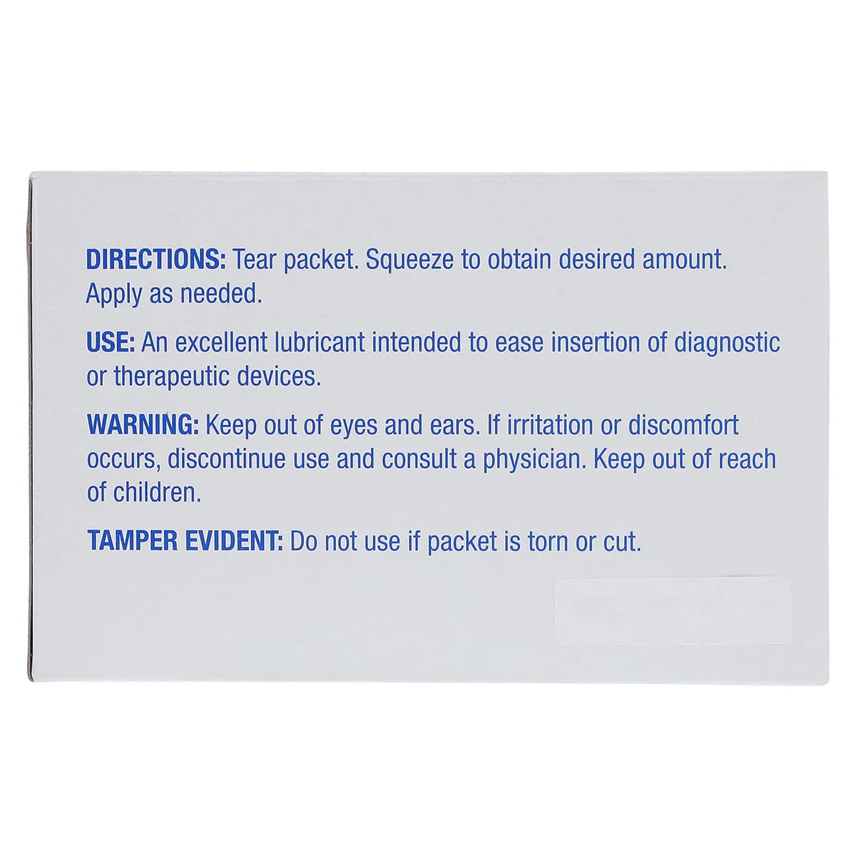 Aseptic Control Product Lubricating Jelly, 3 g Packet, 144/Package thumbnail 6