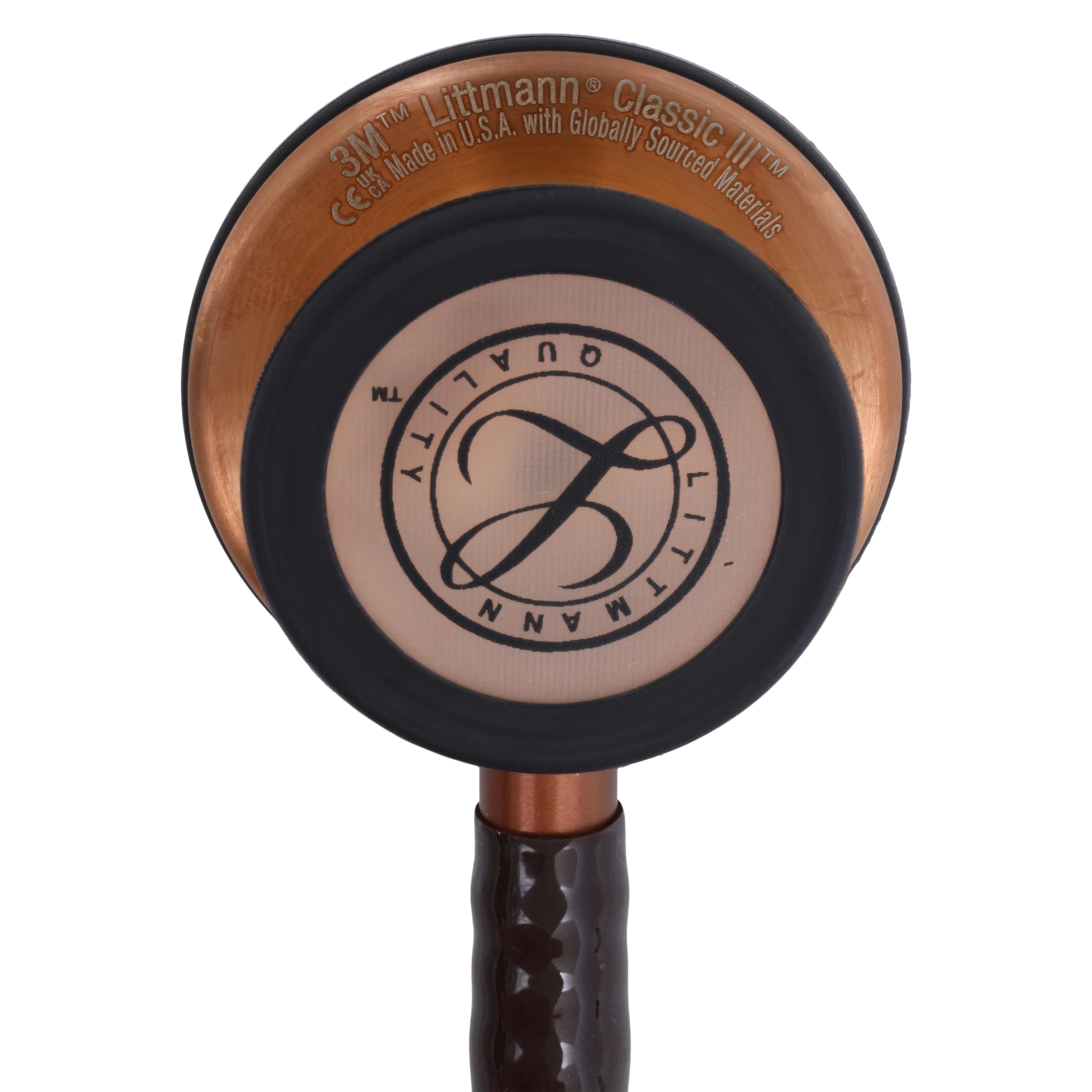 3M Littmann Classic III Stethoscope, Adult/Pediatric, Copper Chocolate, Single Lumen Tubing, 27" thumbnail 3