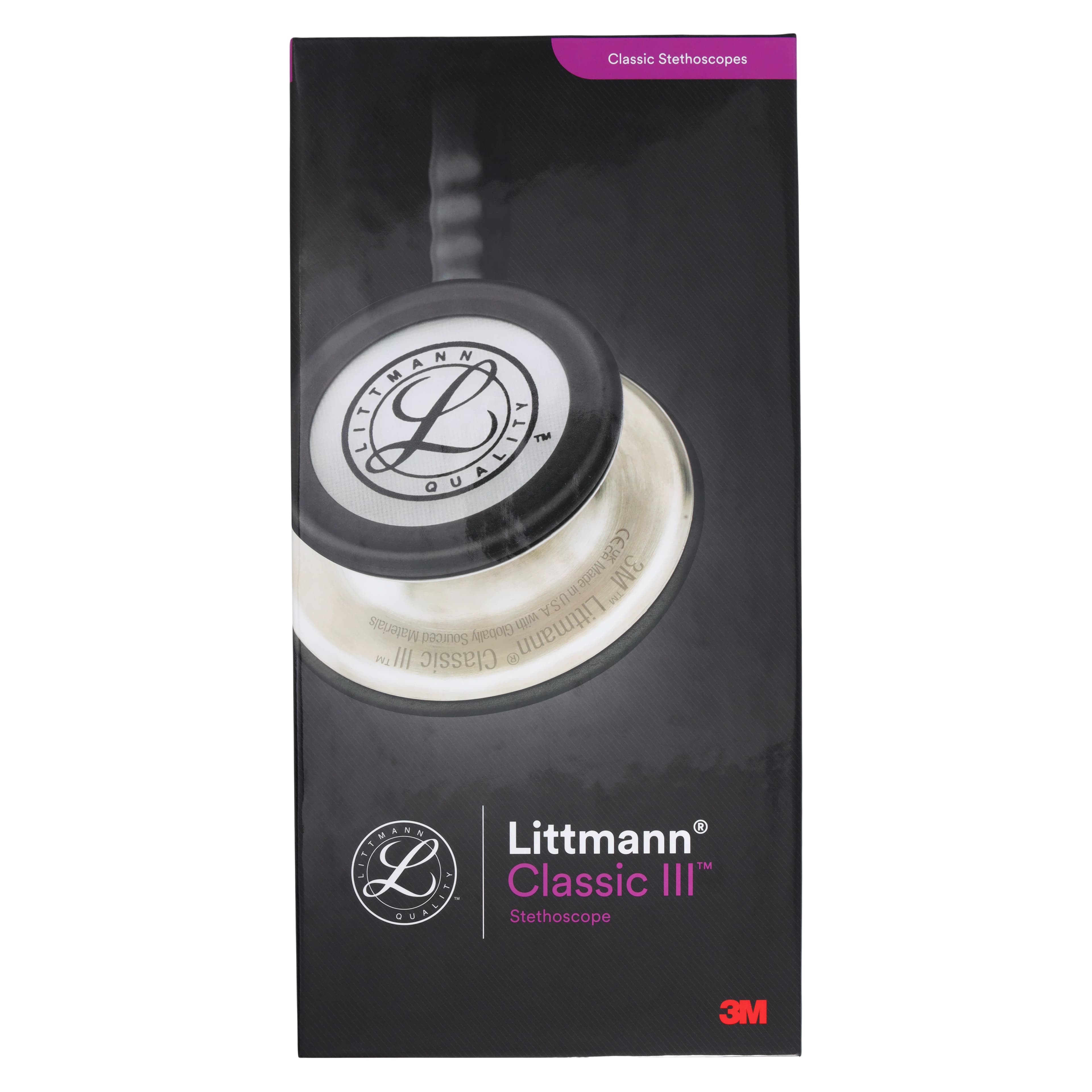 3M Littmann Classic III Stethoscope, Adult/Pediatric, Copper Chocolate, Single Lumen Tubing, 27" thumbnail 7