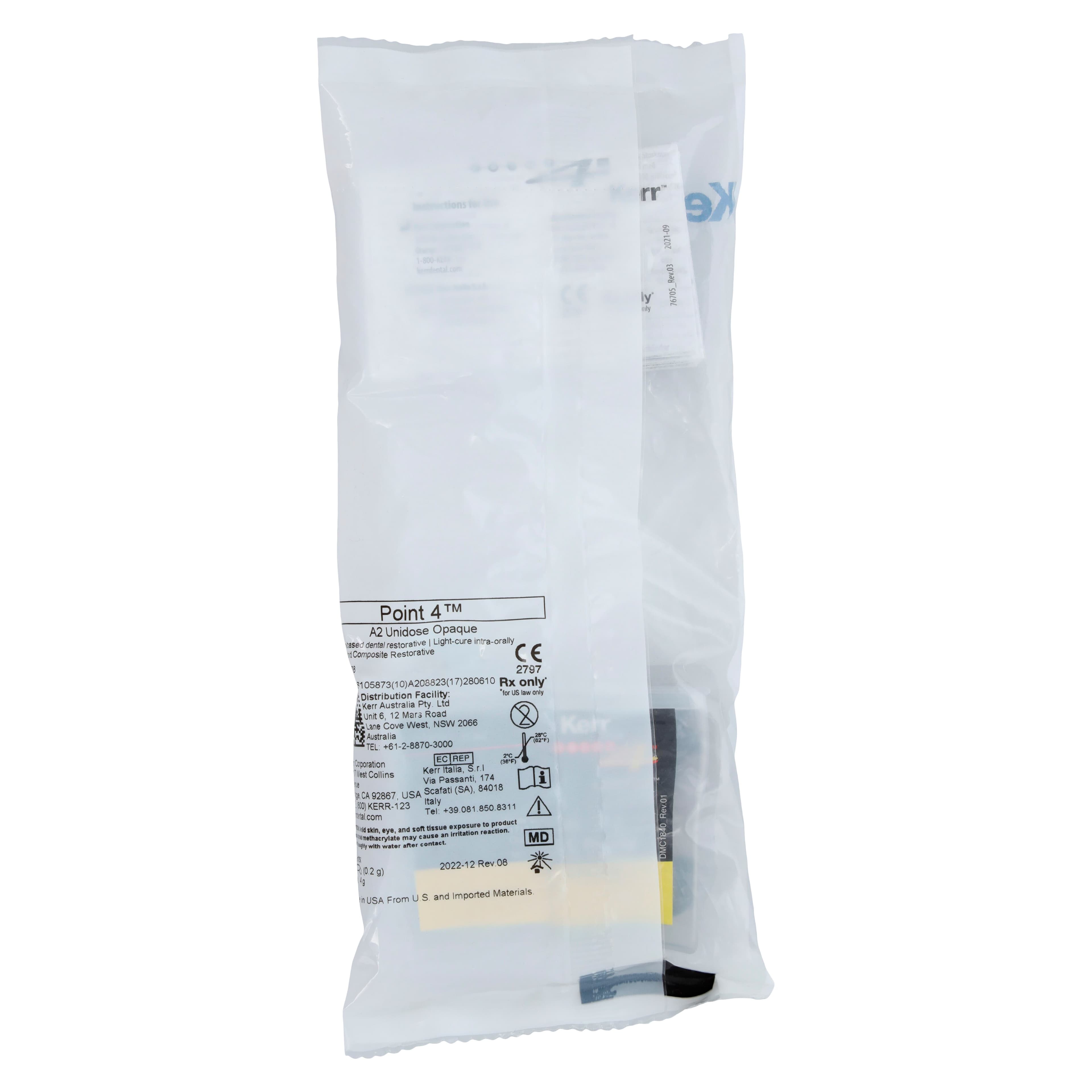 Kerr Point 4 Optimized Particle Composite Unidose Refill, A2 Opaque, 0.2 g, 20/Box, #31368 thumbnail 6