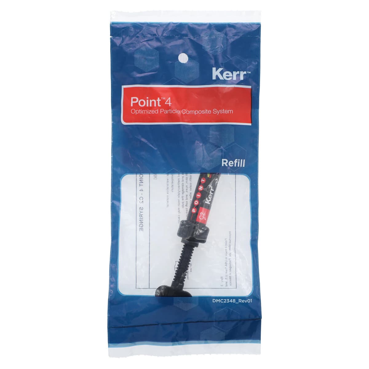Kerr Point 4 Optimized Particle Composite Syringe Refill, Body Shade C2, 4 g, #29886 - Point 4 Syringe 4g Body C2 - Image 1