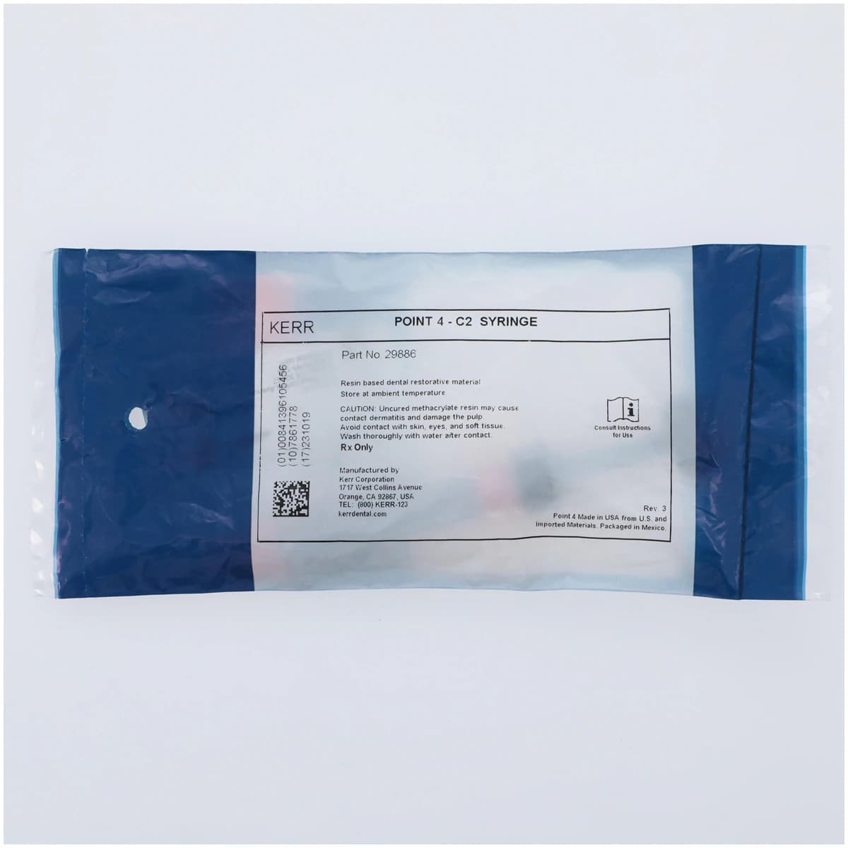 Kerr Point 4 Optimized Particle Composite Syringe Refill, Body Shade C2, 4 g, #29886 thumbnail 2
