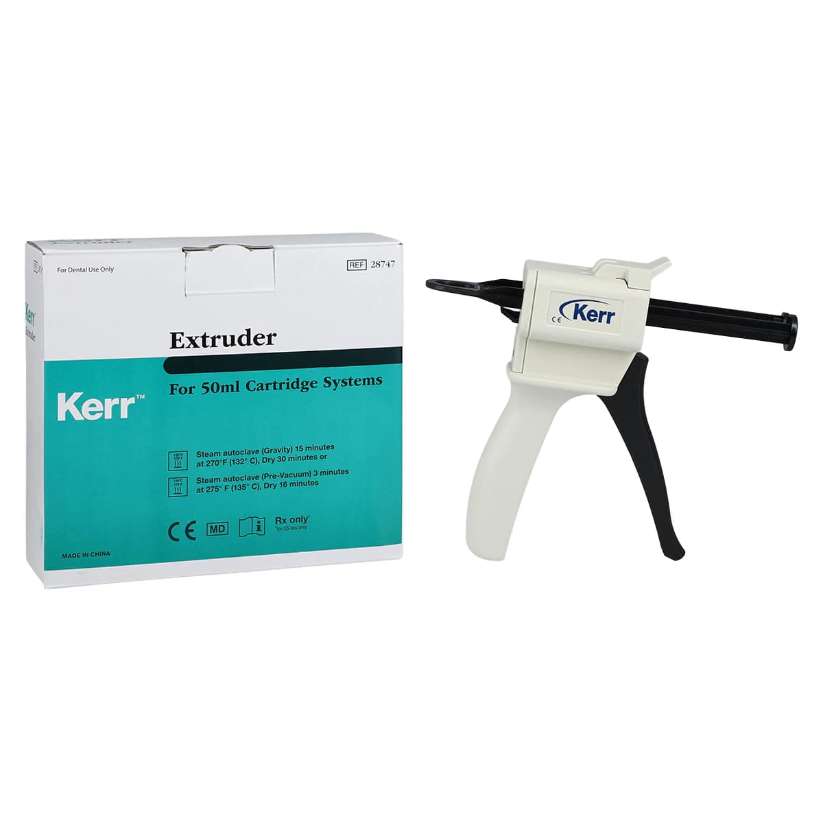 Kerr Extruder Gun for 50 mL Cartridges, 1:1/2:1 Ratio, #28747 thumbnail 2
