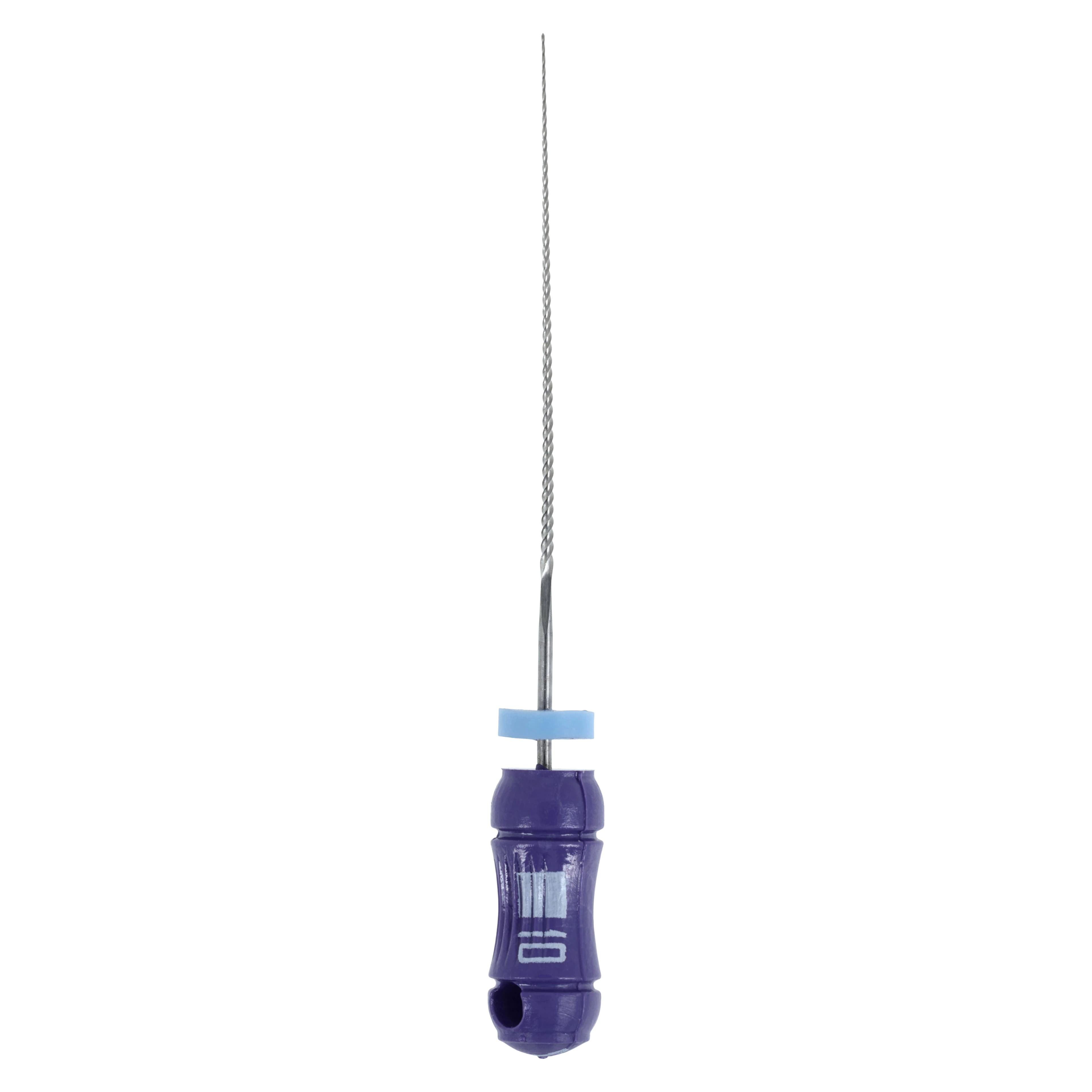 Kerr K-Files, Stainless Steel, 25 mm, #10, Purple, 6/Pkg, 06062 - K-Files 10-25mm Purple (6) - Image 1