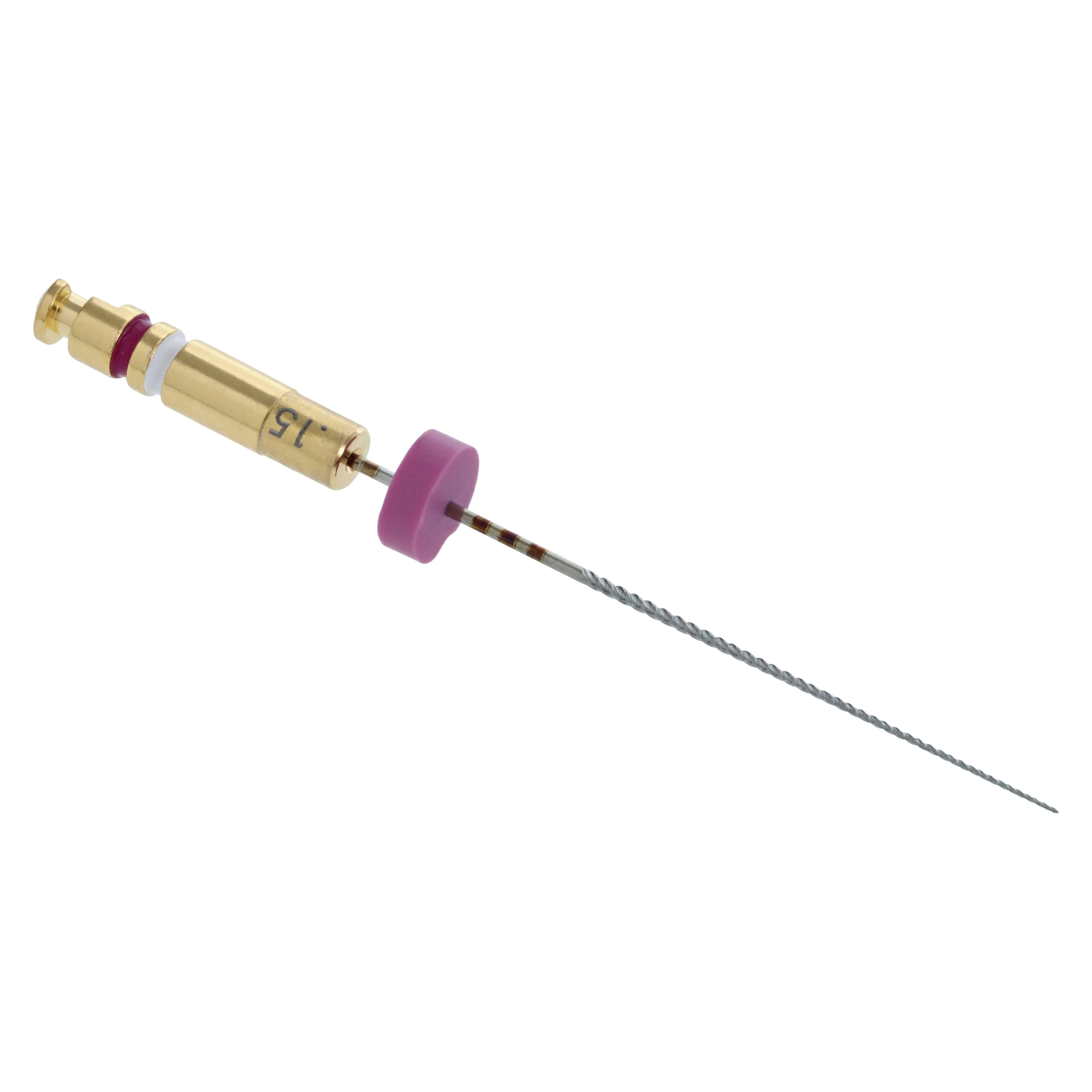 K3 Nickel Titanium Rotary Endodontic File, #15, .02 Taper, 25 mm, White, 6/Pk, 825-2155 thumbnail 3