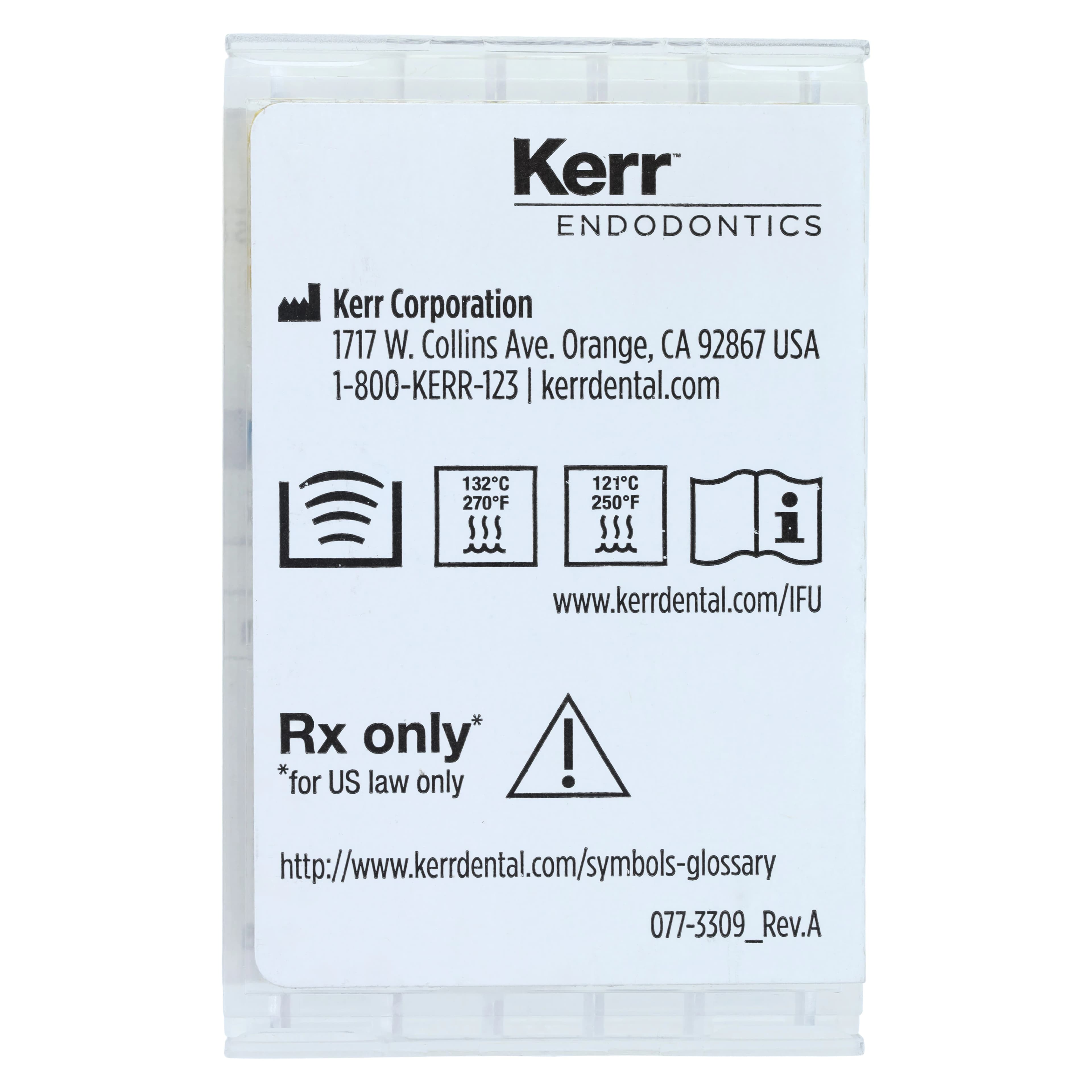 Kerr K-Flex Endodontic Files, #50 (Yellow), 25mm, Stainless Steel, Color-Coded Plastic Handle, 6/Pack, 15158 thumbnail 6