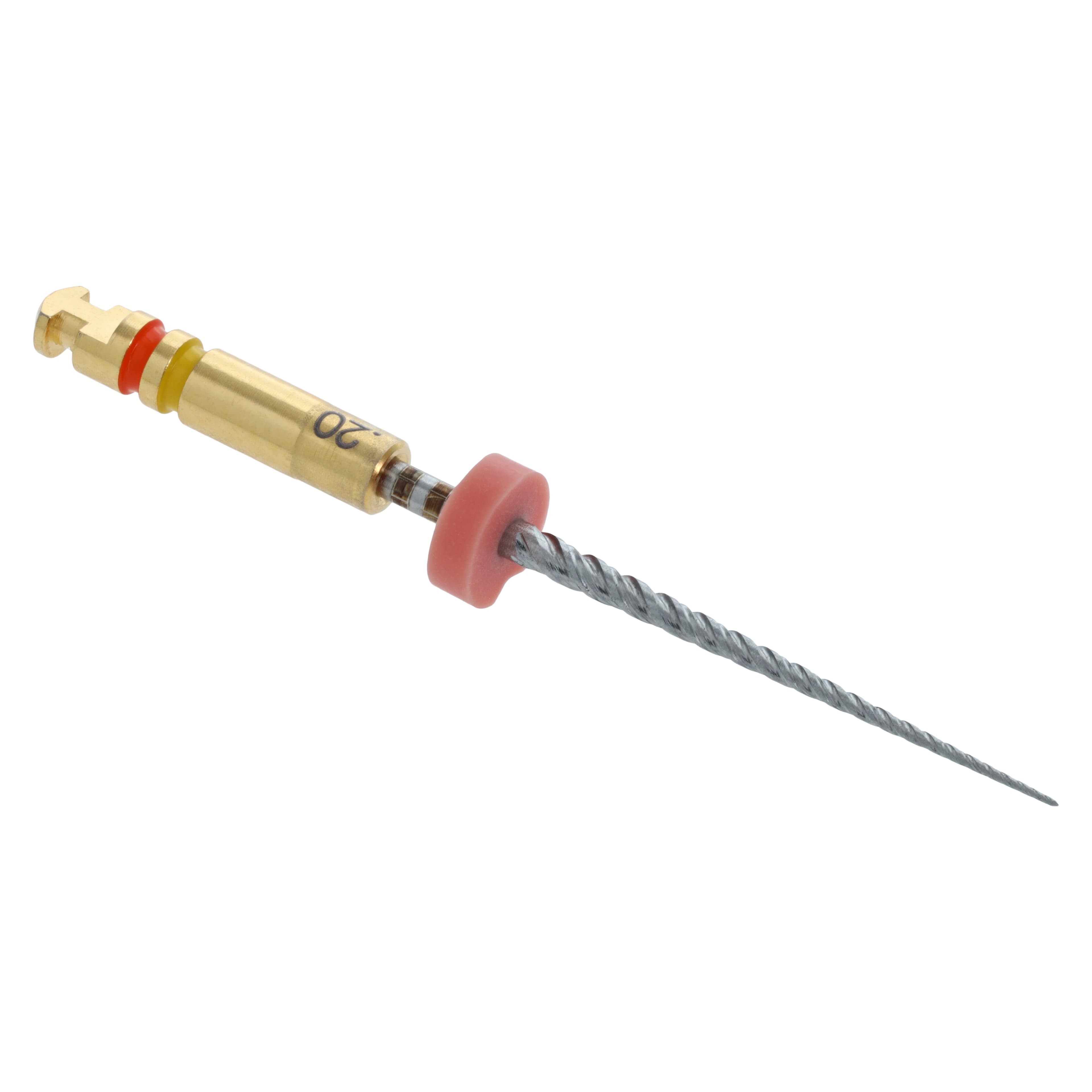 K3 Nickel-Titanium Rotary Endodontic Files, 21 mm, #20, .06 Taper, Yellow, 6/Pk, 825-6201 thumbnail 3