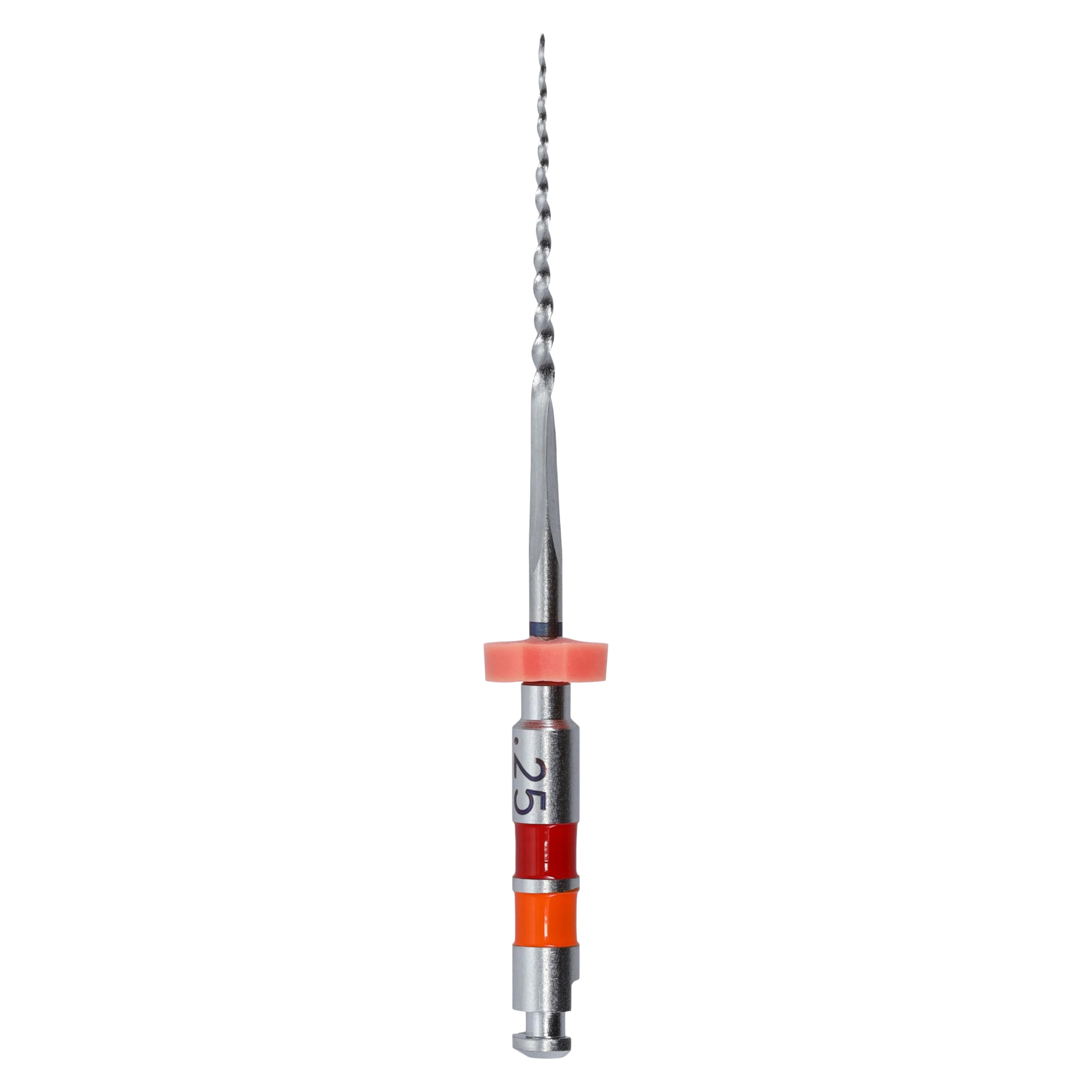 Kerr TF Twisted Nickel-Titanium Rotary File, 23 mm, 0.06 Taper, #25, Red, 3/Pk, 822-6253 - TF Twisted Nickel-Titanium Rotary File, 23 mm, 0.06 Taper, # 25, Red, 3/Pk, 822-6253 - Image 1