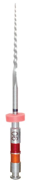 Kerr TF Twisted Nickel-Titanium Rotary File, 27 mm, 0.06 Taper, Size #25, Red, 3/Pk, 822-6257 - TF Twisted Nickel-Titanium Rotary File, 27 mm, 0.06 Taper, # 25, Red, 3/Pk, 822-6257 - Image 1