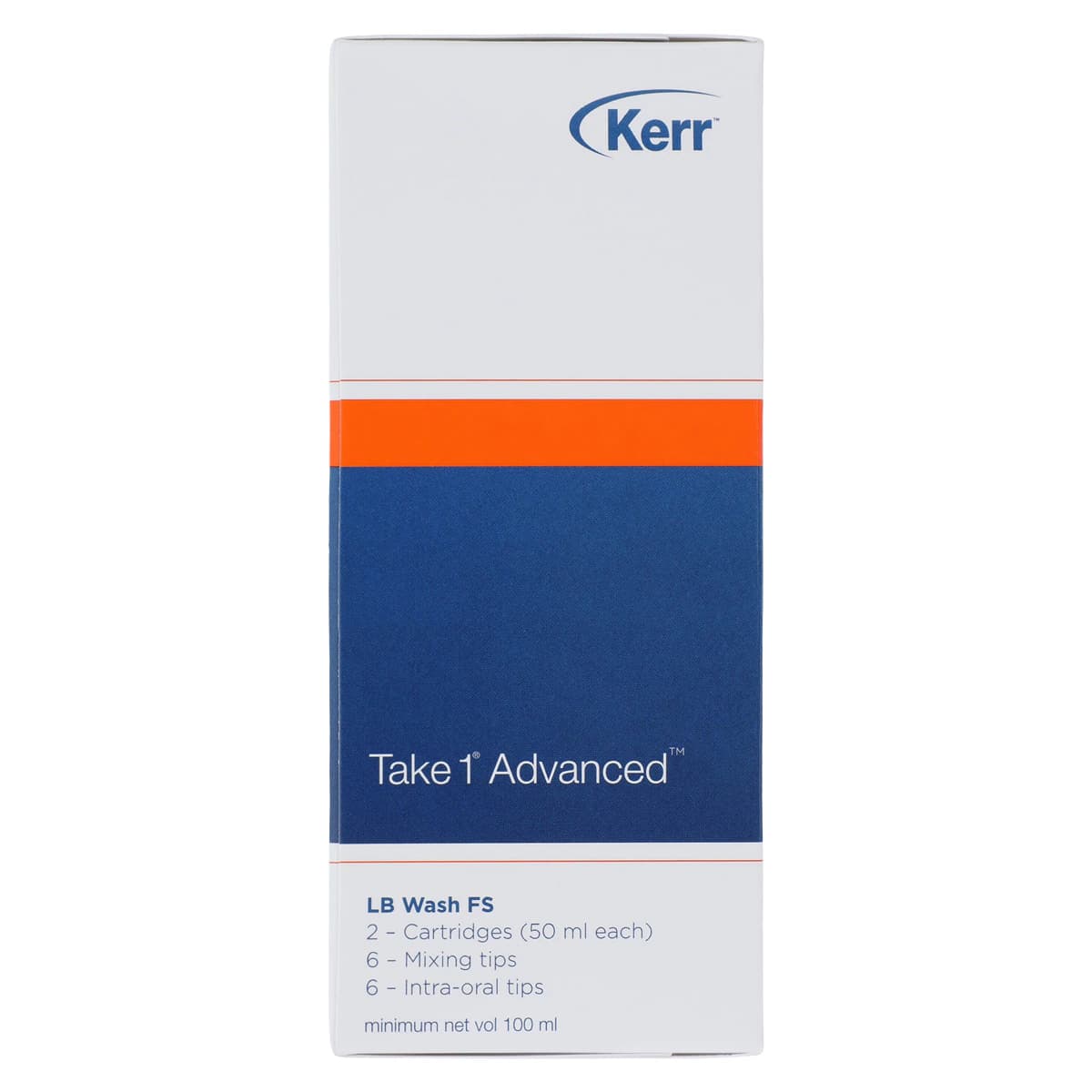 Take 1 Advanced VPS Impression Material, Light Body Wash, Fast Set, Orange, 50 ml Cartridge Refill, 2/Pk, 33953 thumbnail 5