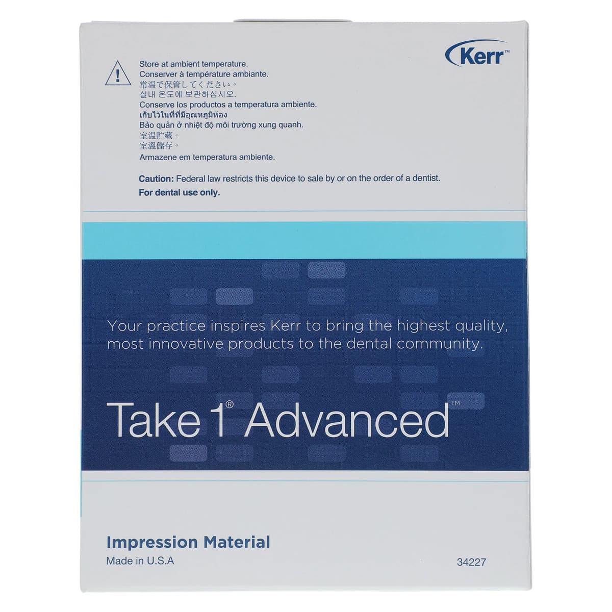 Take 1 Advanced VPS Impression Material, Medium/Monophase Body, Super Fast Set, 2 x 50 ml Cartridges with 6 Mixing Tips, Refill, #33961 thumbnail 3