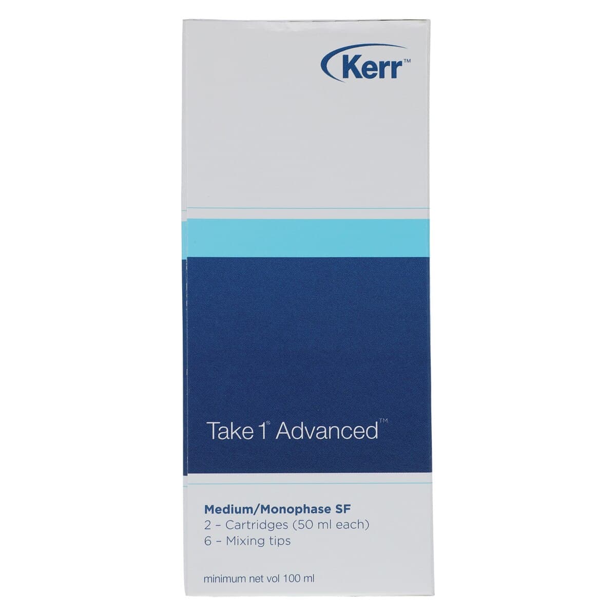 Take 1 Advanced VPS Impression Material, Medium/Monophase Body, Super Fast Set, 2 x 50 ml Cartridges with 6 Mixing Tips, Refill, #33961 thumbnail 4