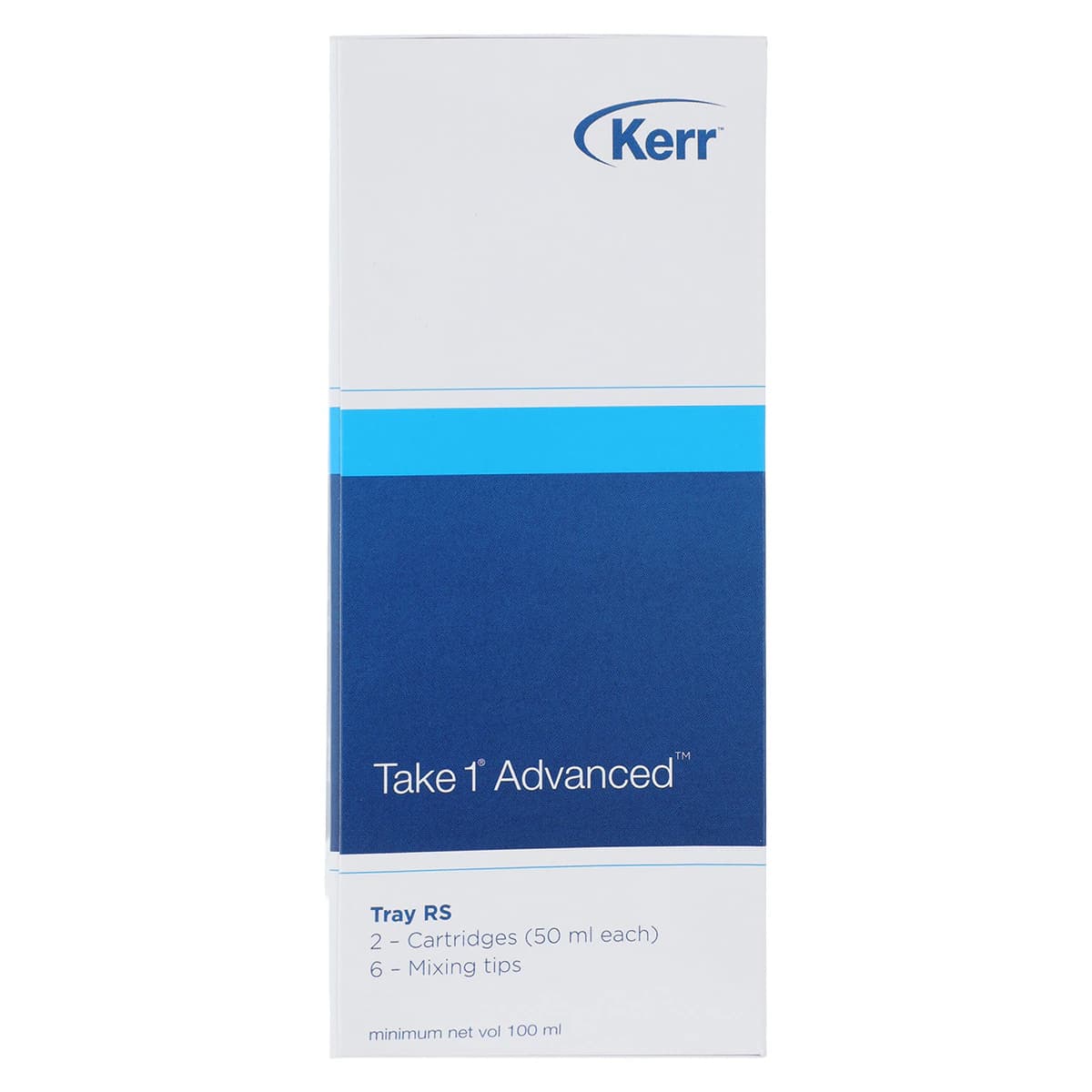 Take 1 Advanced VPS Impression Material, Tray Body Wash, Heavy Body, Regular Set, Dark Blue, 50 ml Cartridge Refill, 2/Pk, 33963 thumbnail 5
