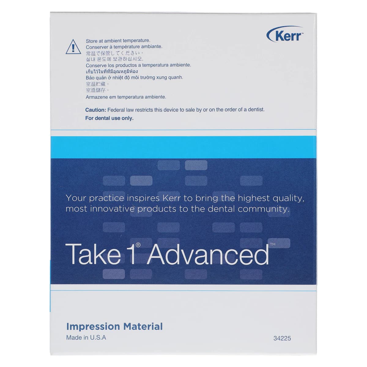 Take 1 Advanced VPS Impression Material, Cartridge Refill, Tray Body Wash (Heavy Body), Super Fast Set, Dark Blue, 50 ml Cartridges, 2/Pk, 33967 thumbnail 3