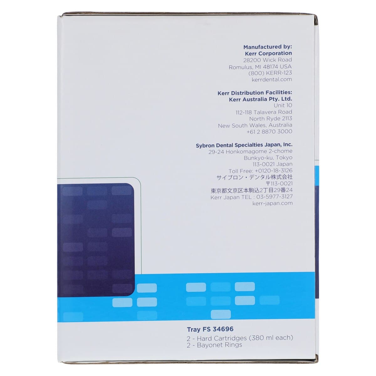 Take 1 Advanced VPS Impression Material, Volume Tray, Heavy Body, Fast Set, Dark Blue, 380 ml Hard Cartridge, 2/Pk, 34696 thumbnail 6