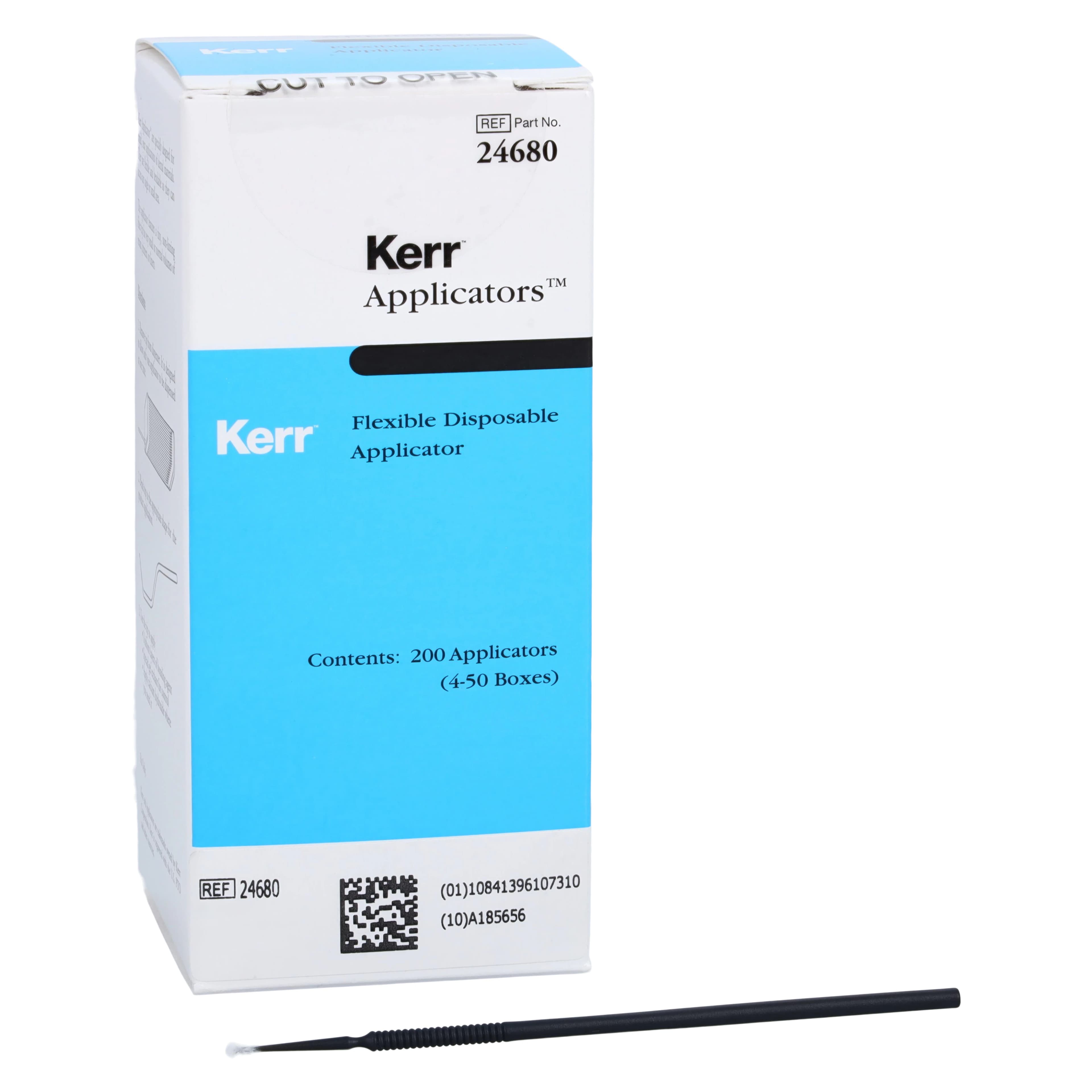 Kerr OptiBond Applicator Tips, Black, Flexible, Non-Linting, 200/Pk, #24680 - Optibond Applicator Tips 200/Pk - Image 1