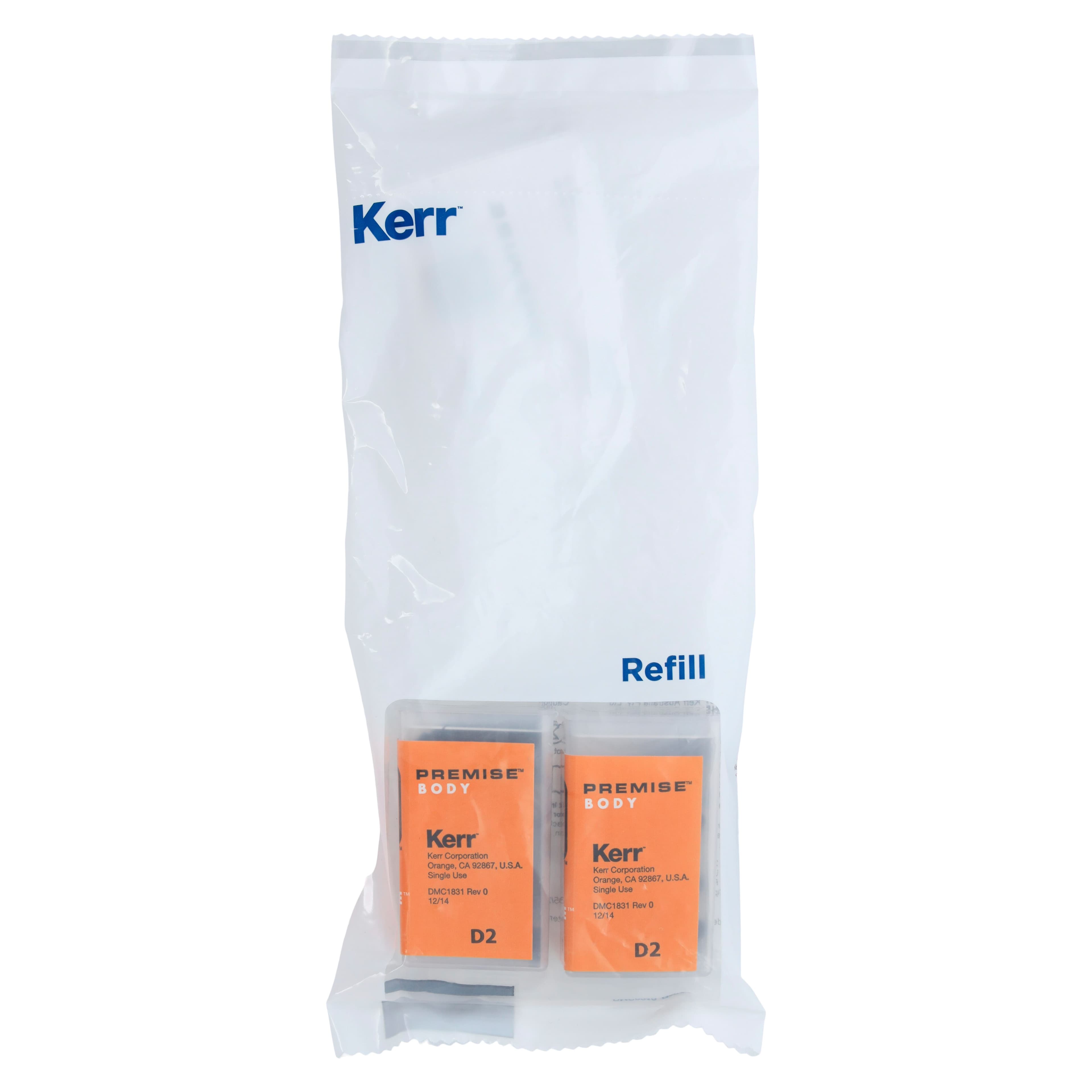 Kerr Premise Universal Nanofilled Composite, Body Shade D2, Unidose Refill, 0.2 g per Tip, 20 Tips/Box, #32663 thumbnail 5