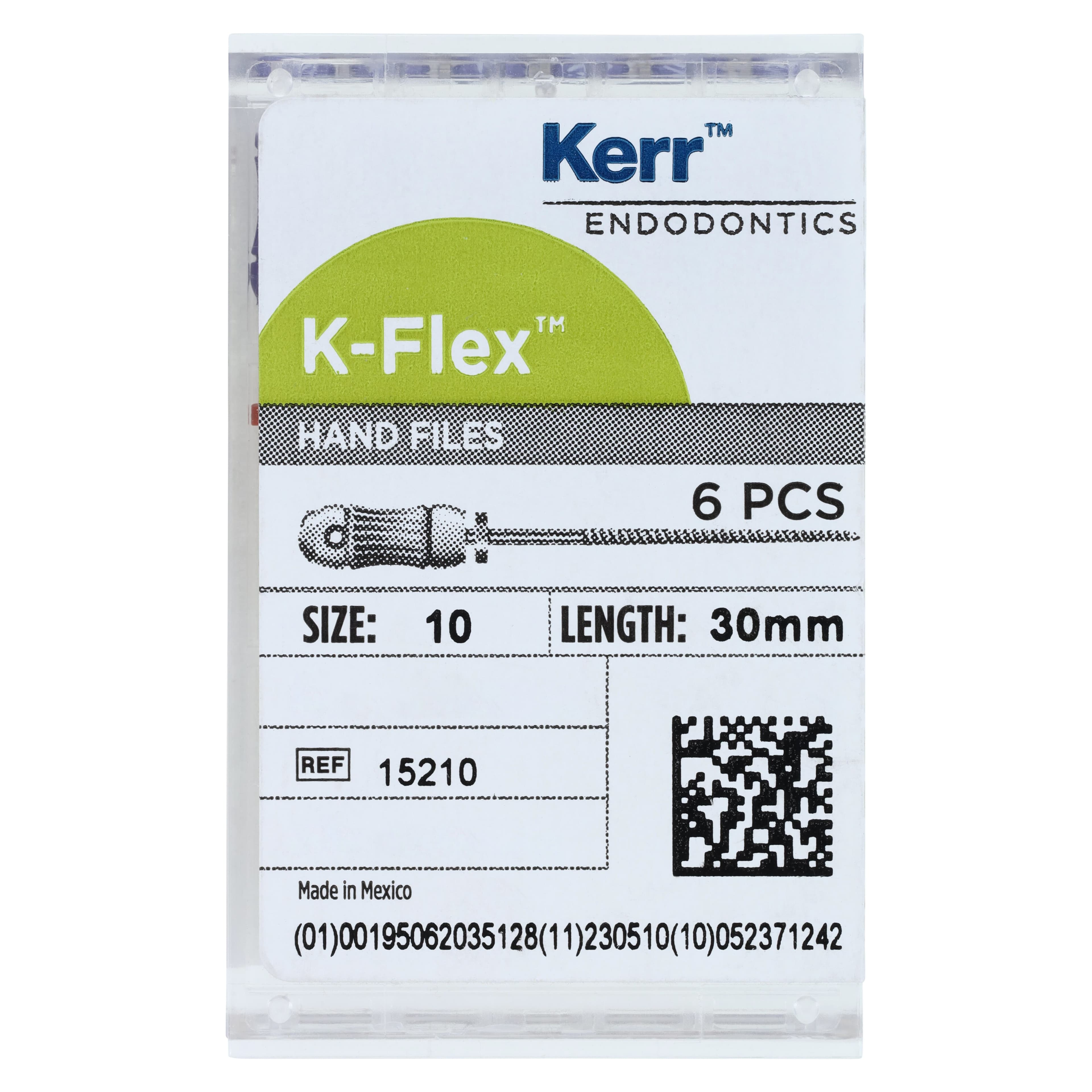 Kerr K-Flex Endodontic Files, #10, 30mm, Purple, Stainless Steel, 6/Pack, 15210 thumbnail 5
