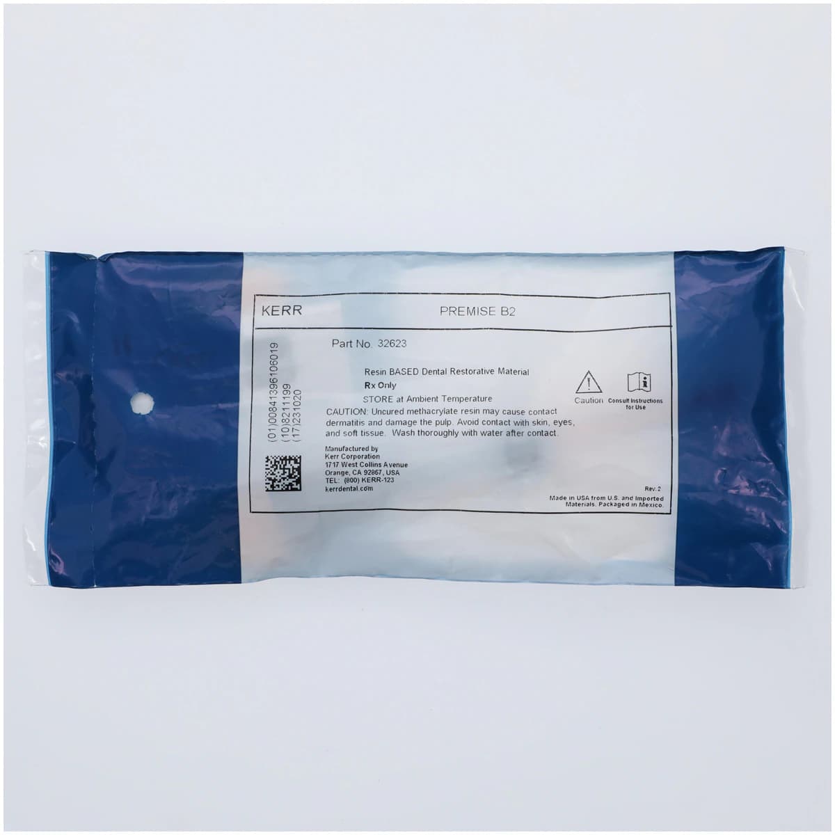 Kerr Premise Universal Nanofilled Composite Syringe Refill, Shade B2 Body, 4 g, #32623 thumbnail 2