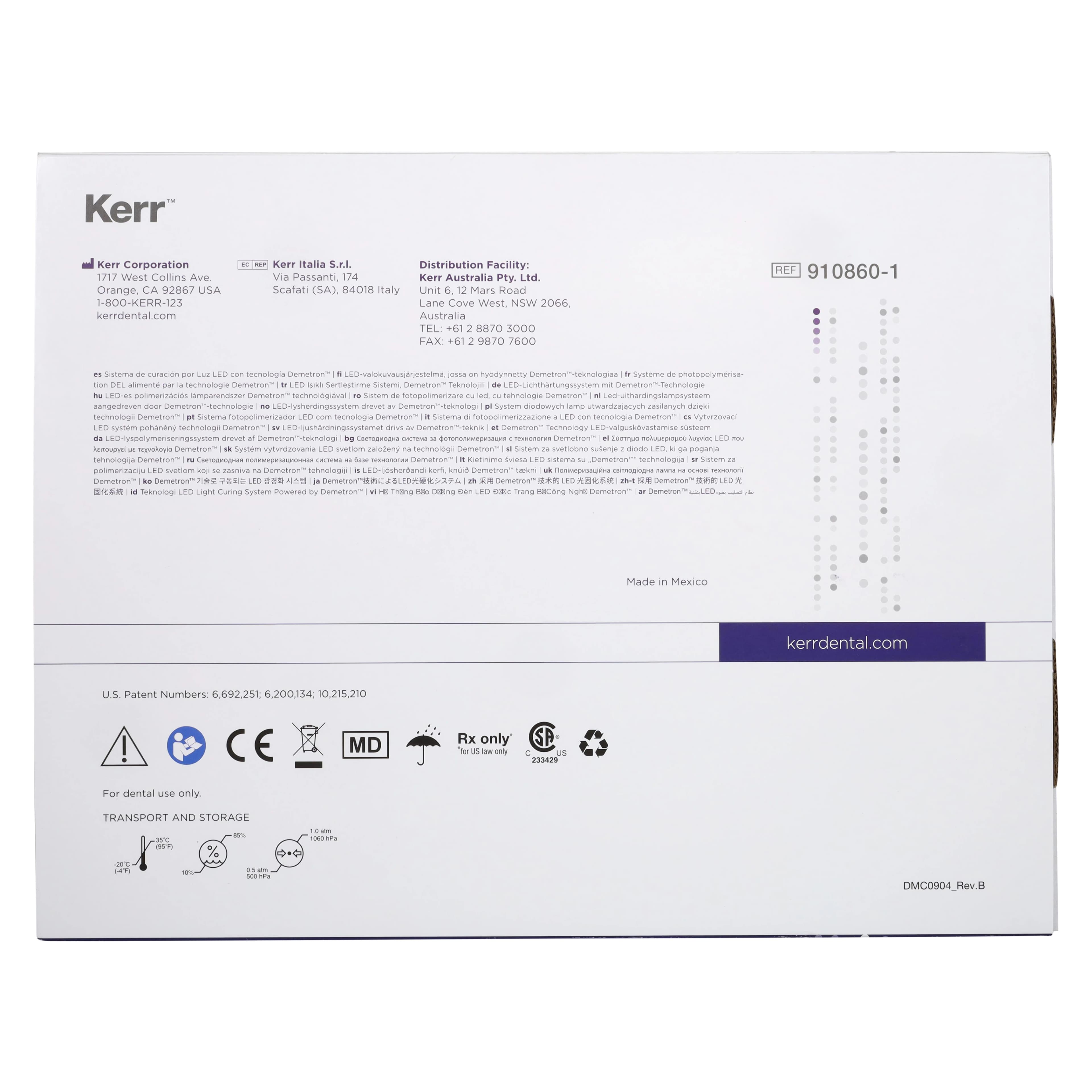 Kerr Demi Plus LED Curing Light System, Cordless, 8 mm Turbo Extended Light Guide, 1100-1330 mW/cm², 450-470 nm, 5-Second Cure, 910860-1 thumbnail 19