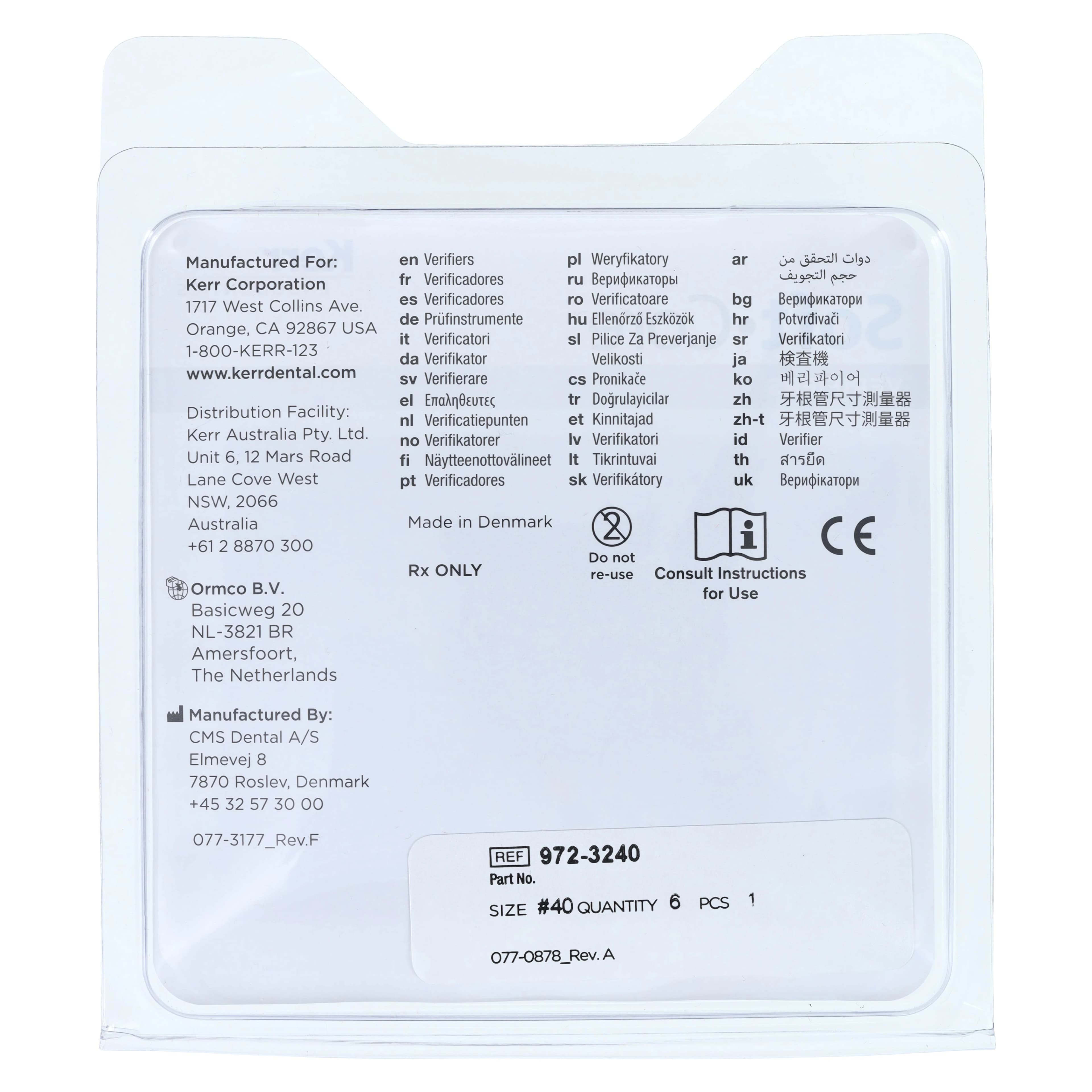 Soft-Core Classic Size Verifier #40 Refill, 6/Pk, 972-3240 thumbnail 7