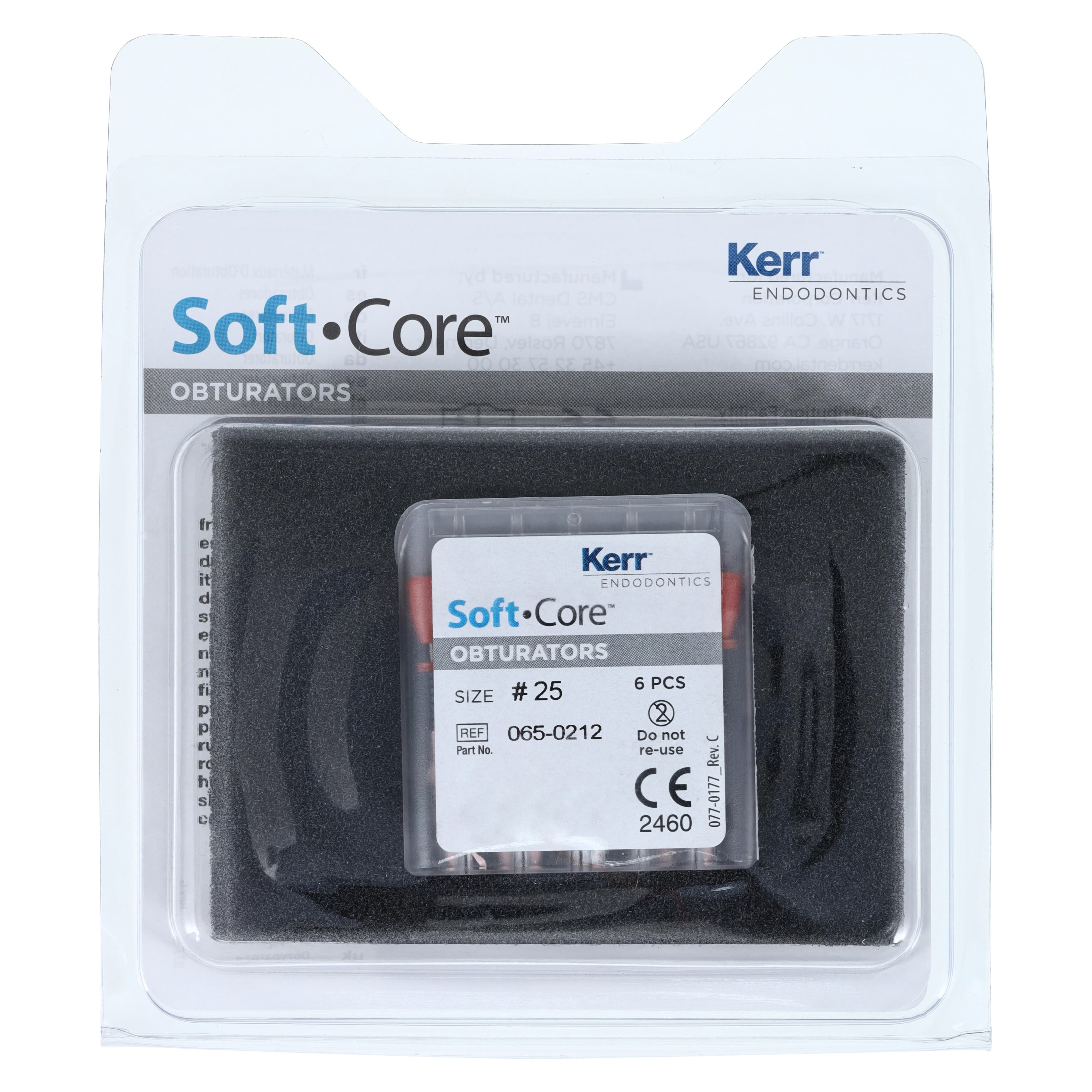 Kerr Soft-Core Classic Obturators, #25, Red, 6/Pk, 972-3025 thumbnail 4