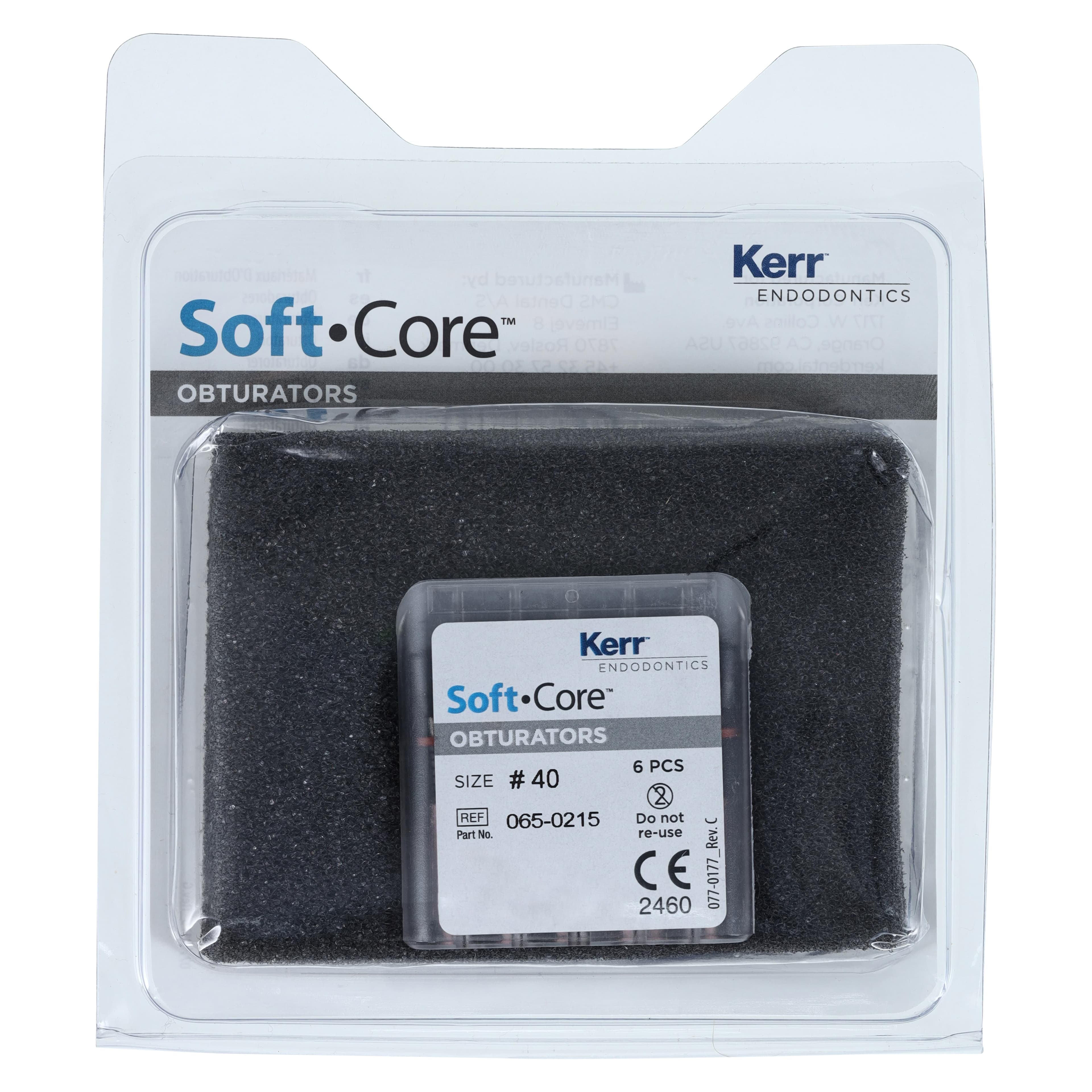 Kerr Soft-Core Classic Obturator, Carrier-Based, Size #40, 6/Pk, 972-3040 thumbnail 4